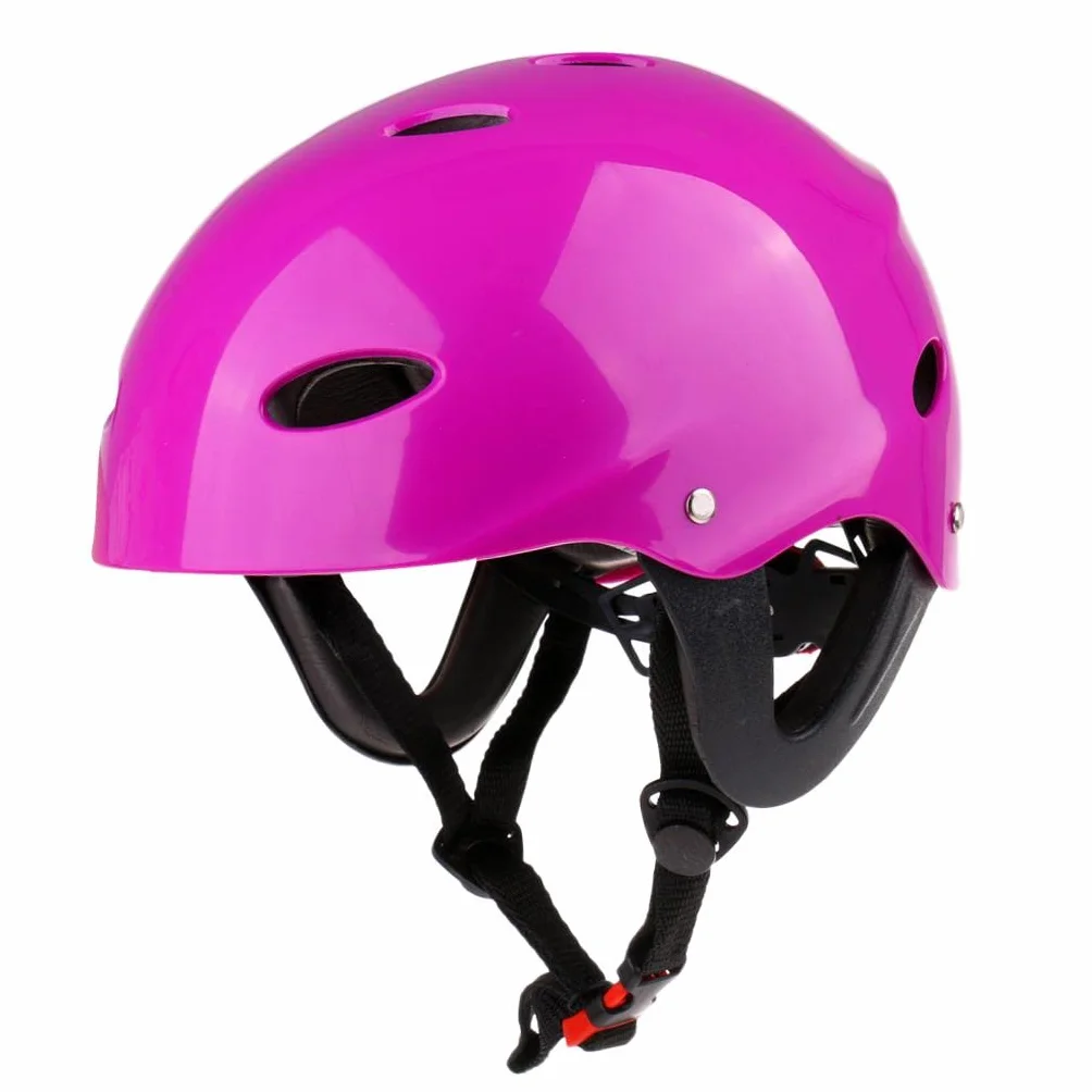 Casco de seguridad para deportes acuáticos wakeboard kayak canoa con protector de oídos verde talla L