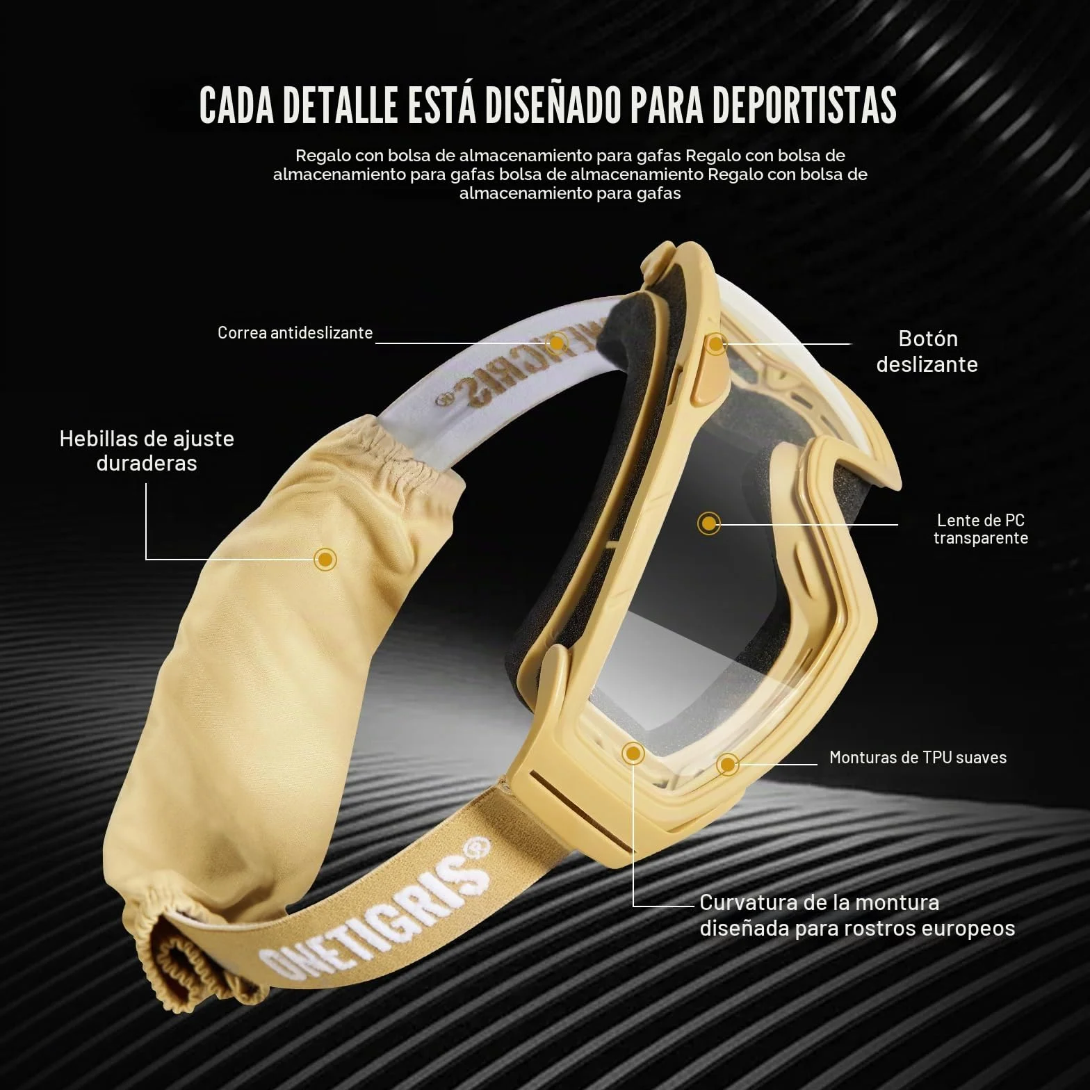 OneTigris Gafas tácticas de airsoft con 3 lentes intercambiables, gafas de caza con CE EN166 y ANSI Z87.1, gafas de airsoft para paintball, caza, CS, ciclismo, exterior