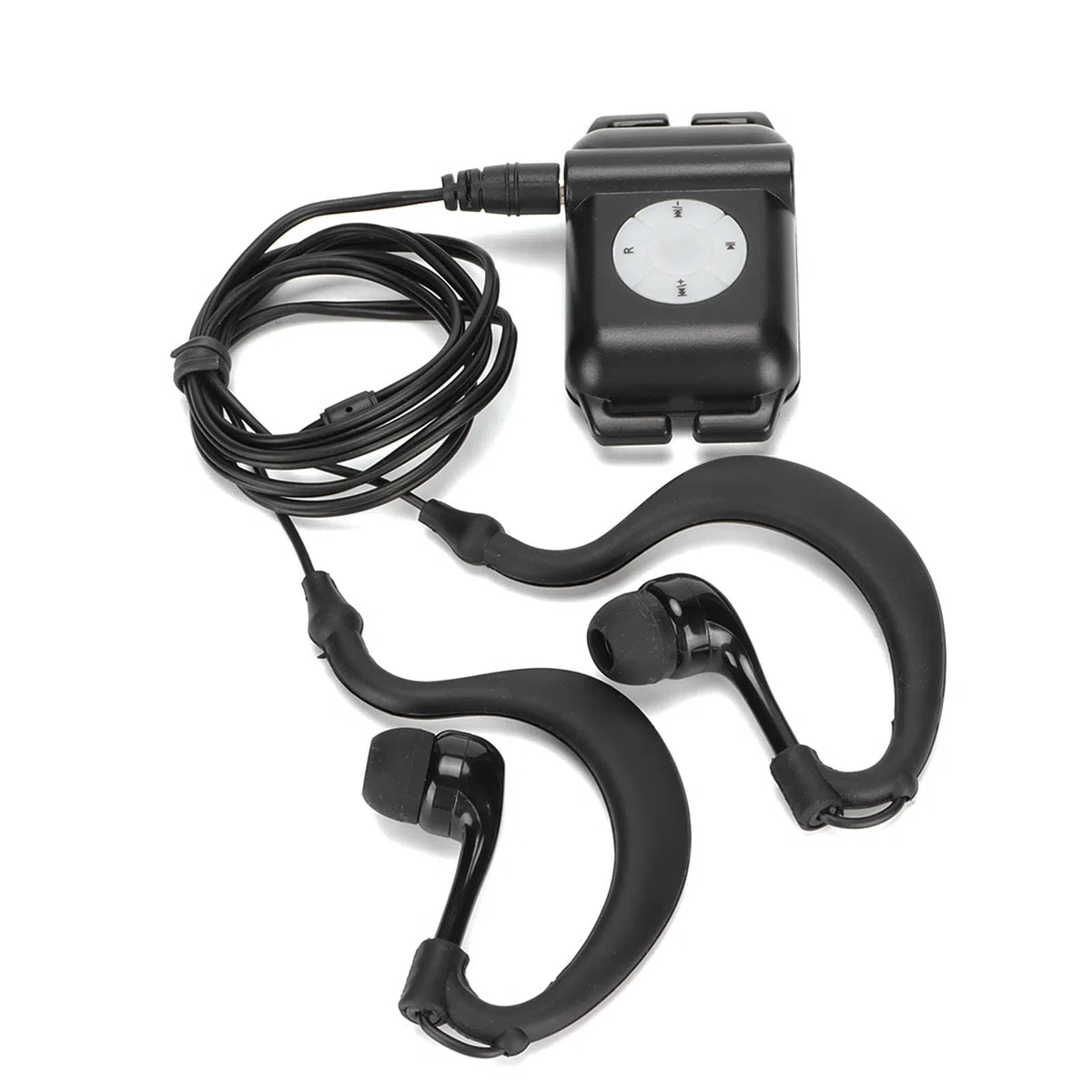 Reproductor de MP3 con Auriculares para Deportes Acuáticos de Natación, 4 GB; IPx8 Resistente Al Agua, 8-10 Horas de Reproducción, Carga Rápida, Radio FM 87MHz-108MHz
