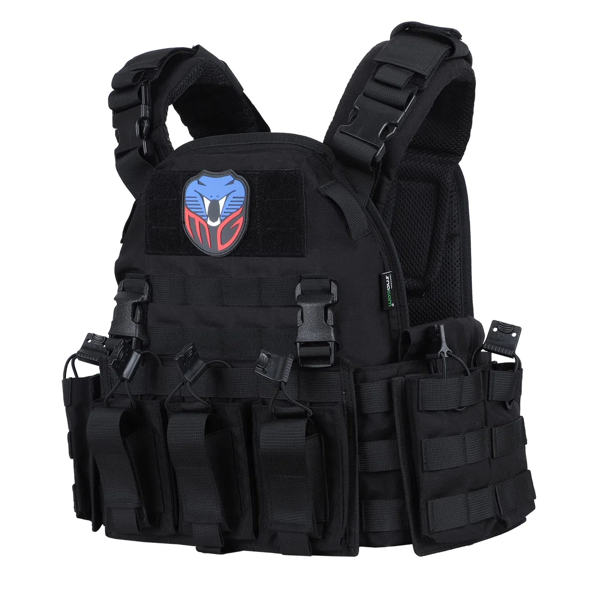 MGFLASHFORCE Chaleco táctico Molle Airsoft para hombre