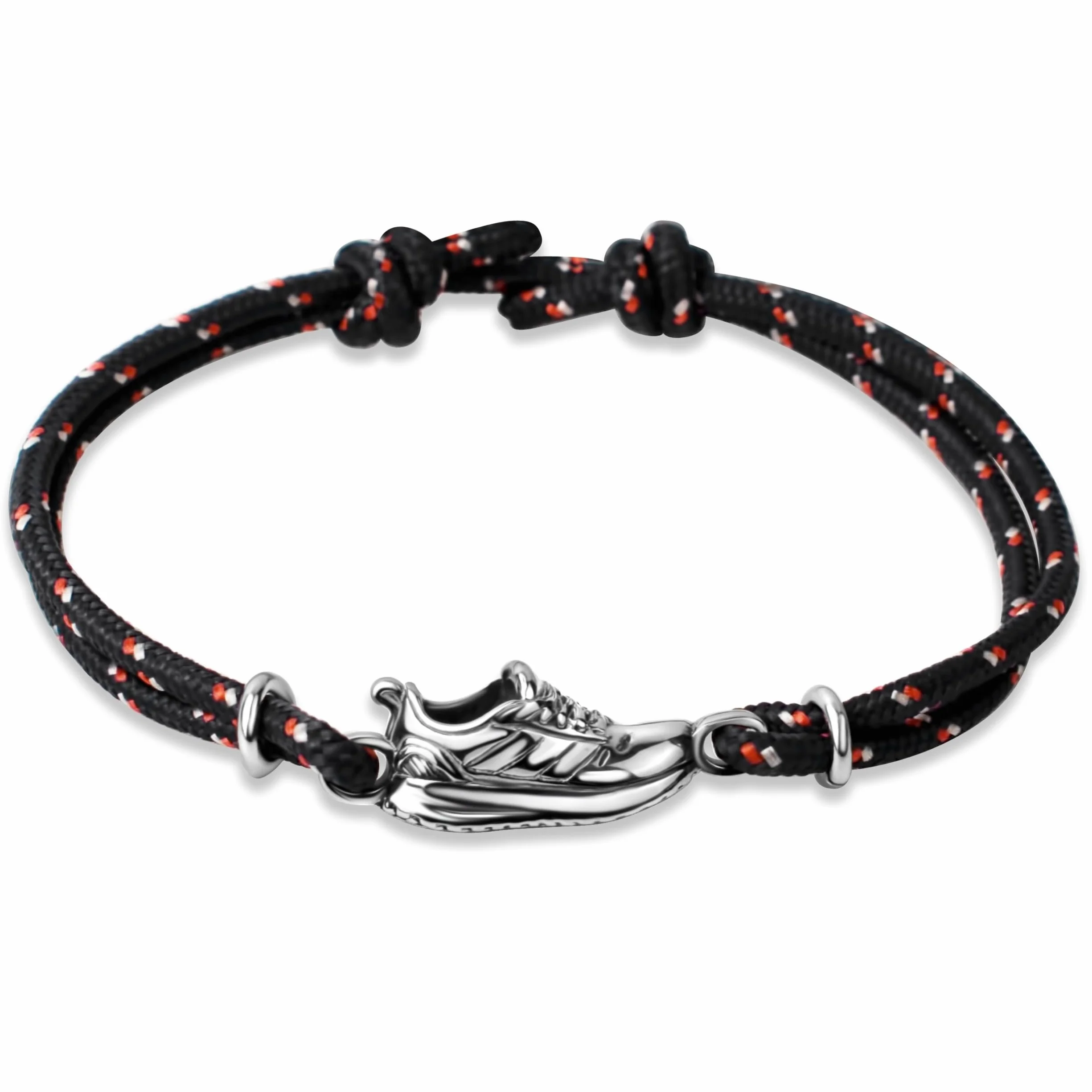 Ernestine – Pulsera de running ajustable de acero inoxidable – Idea de regalo para correr – Pulsera deportiva – Regalo para hombre, Navidad, cumpleaños, día del padre, joya deportiva