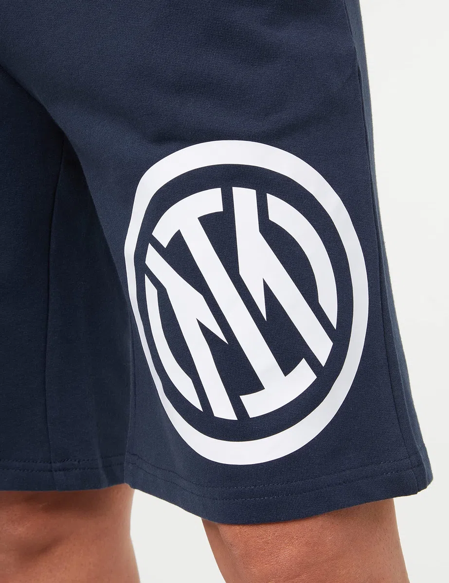 Inter I M New Logo Short - Pantalones Cortos Informales Unisex Adulto