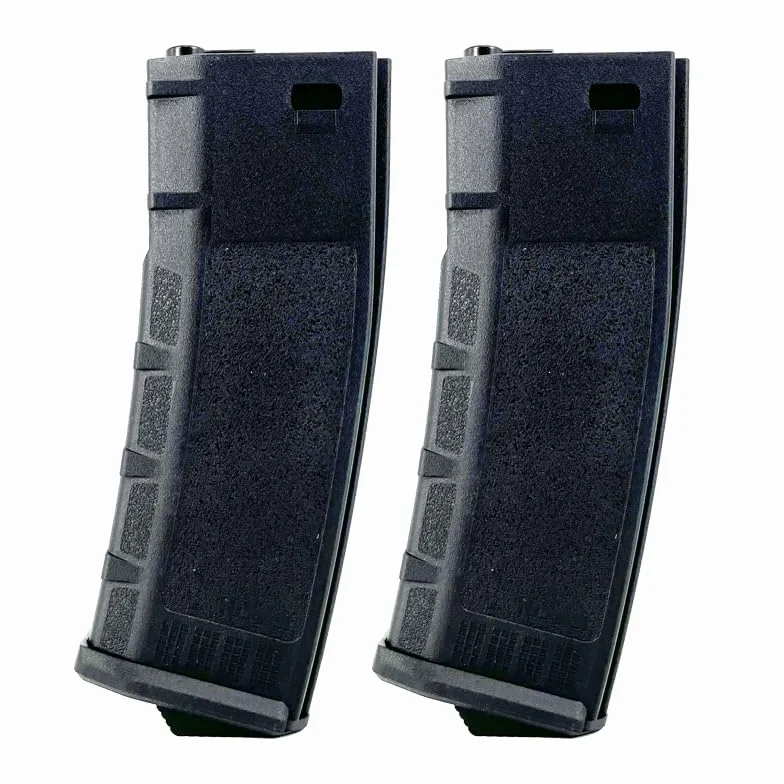 Rossi Cargadores Mid-Cap 120 Bolas Airsoft M4 AR15 M16 Polímero Czarny