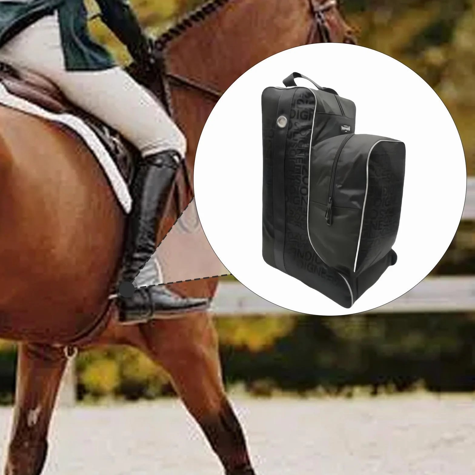 Bolsa para Botas de Equitación de Tela Oxford Impermeable