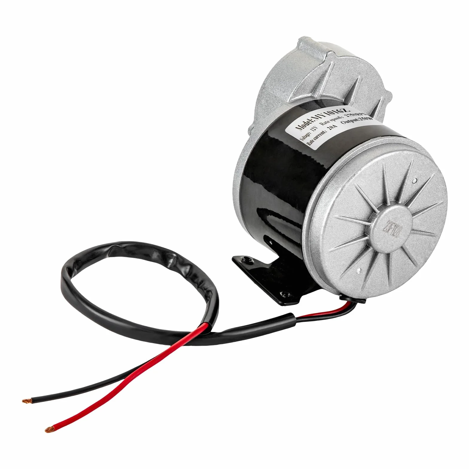 Motor eléctrico para reducción de velocidad, motor eléctrico de reducción de 12 V, 250 W, motor eléctrico de engranaje de CC cepillado, motor de engranaje para ciclomotores, bicicletas, scooters