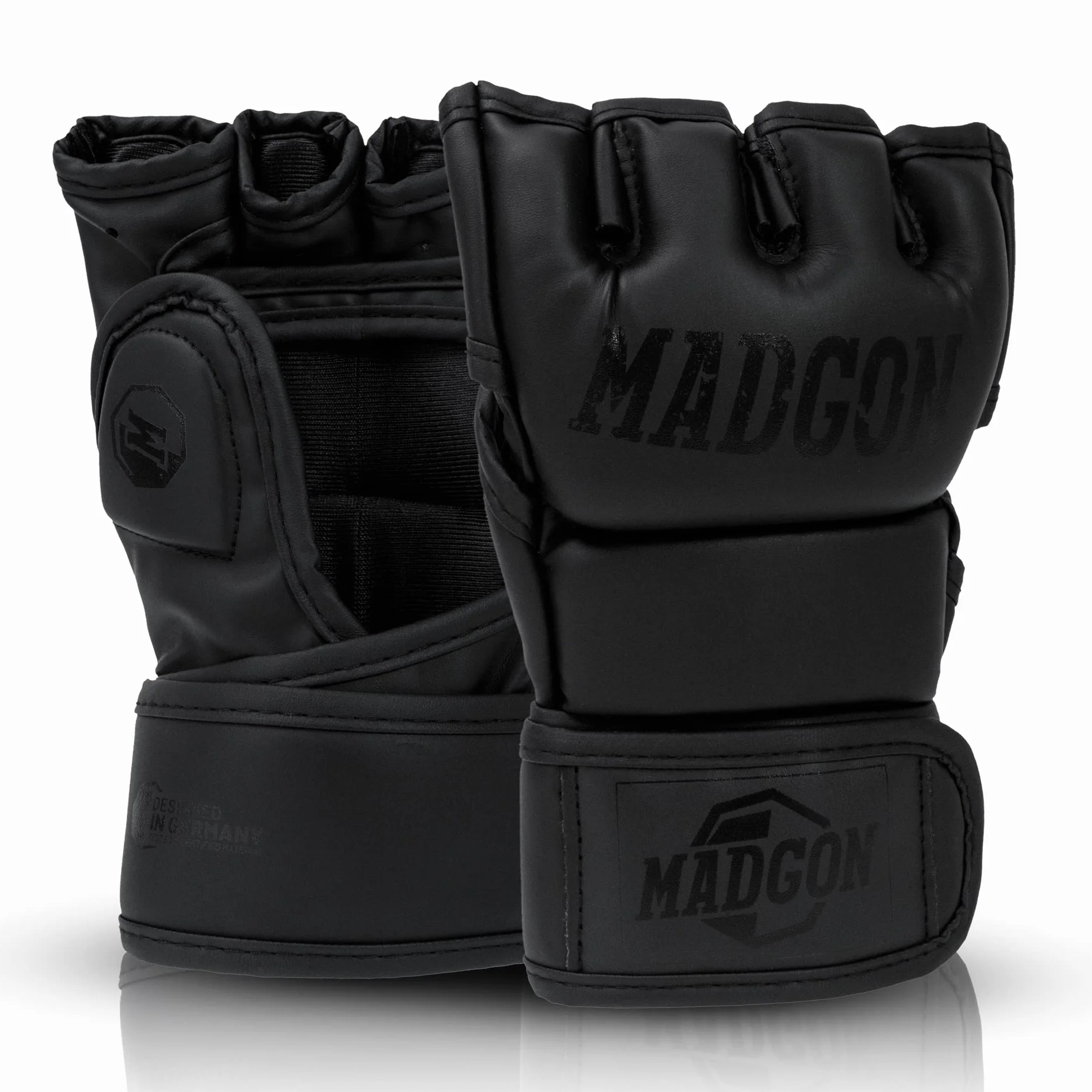 MADGON Guantes MMA Profesionales con Acolchado y Estabilidad de Muñeca para Boxeo, Kickboxing, Sparring