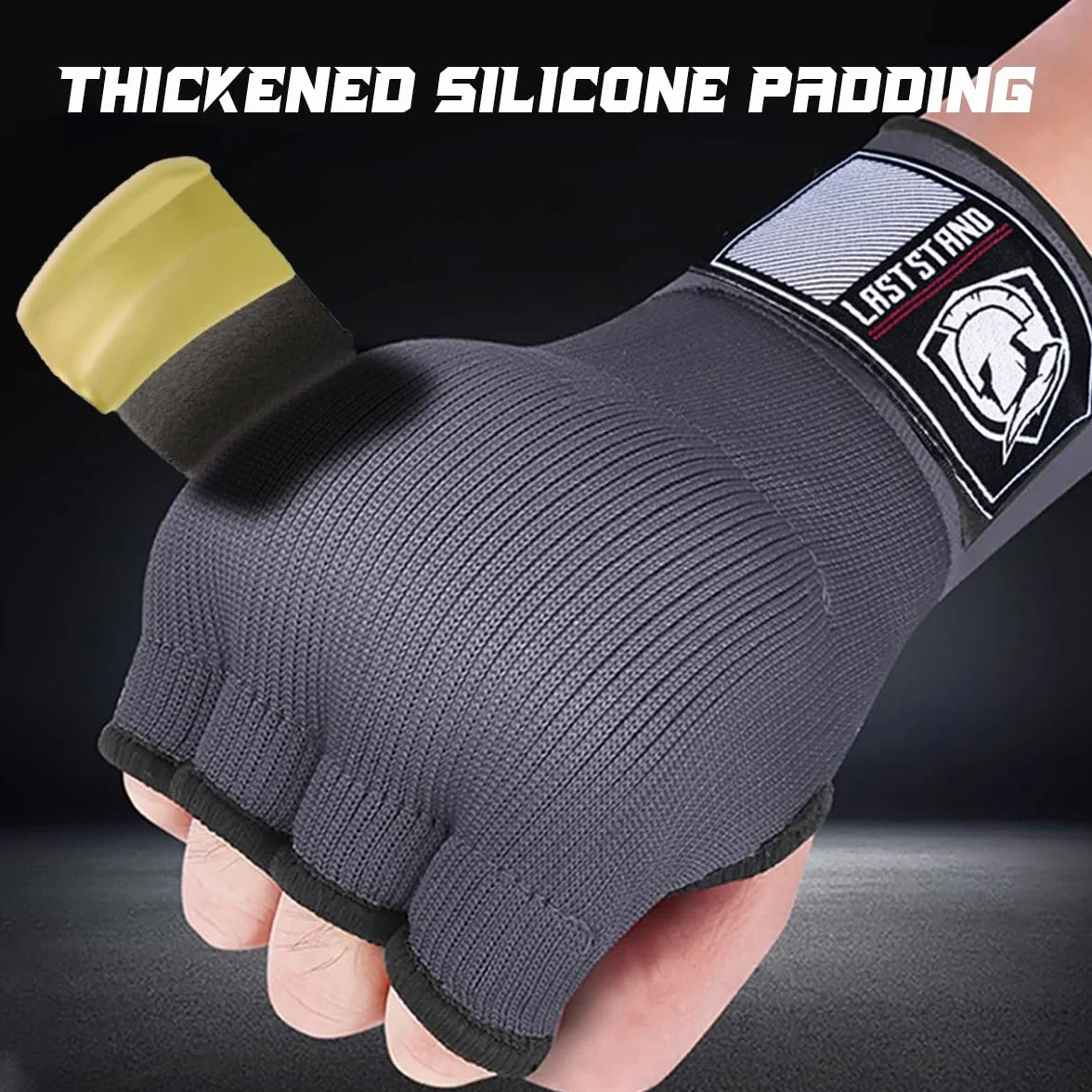 Guantes de Boxeo con Correas de 75 cm, Acolchado para Muay Thai, MMA, Kick Boxing