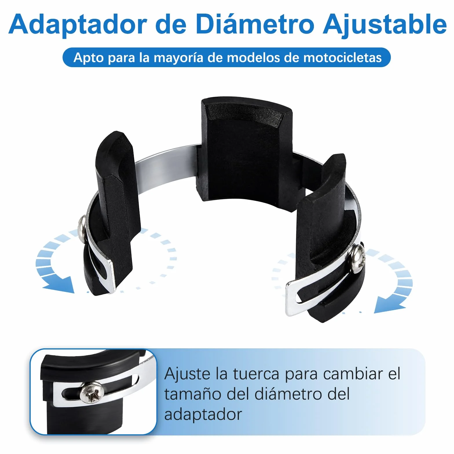 Fork Seal Driver 30-45 mm, Retenes Horquilla Moto de Acero al Carbono con 2 Anillos de Sellado