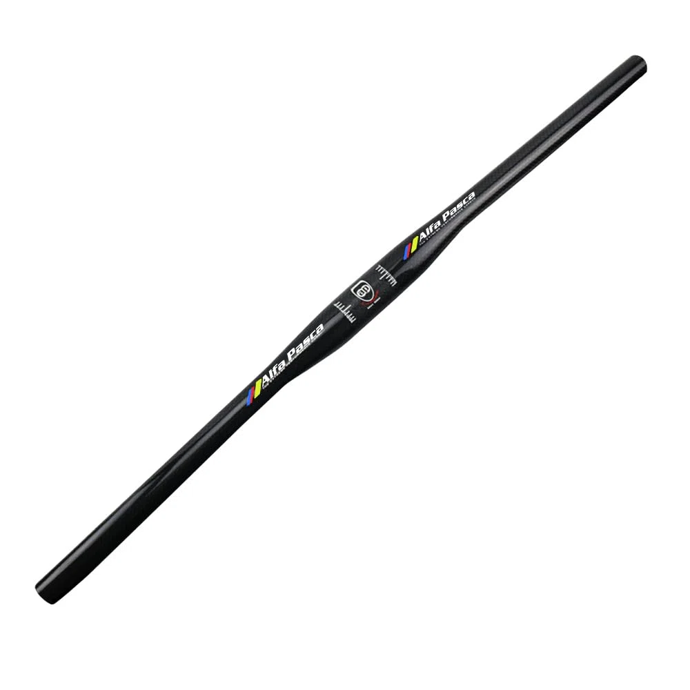 Alfa Pasca manillar de carbono negro manillar bicicleta montaña 3K manillar carbono mtb 31.8x600mm