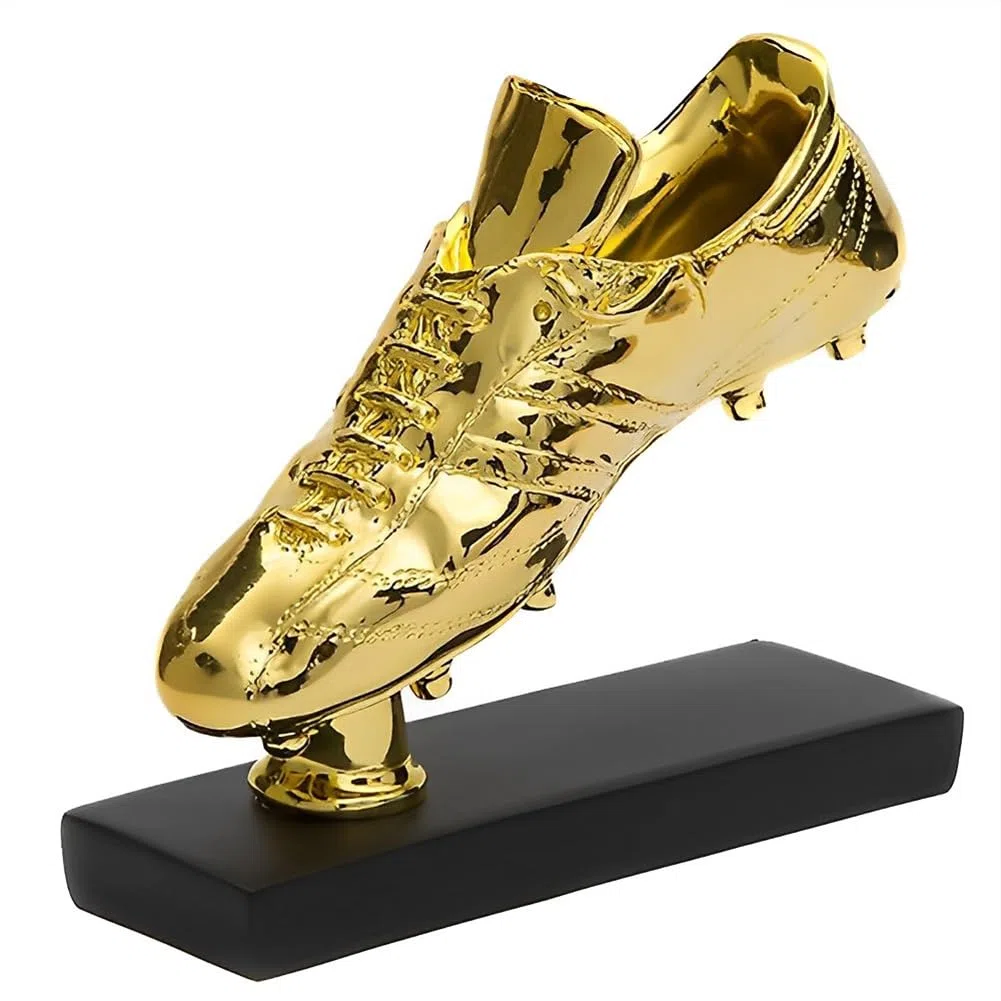 Trofeo Botas de Oro Replica Trofeos Copa Del Mundo Bota de Oro Premio Mejor Tirador Resina