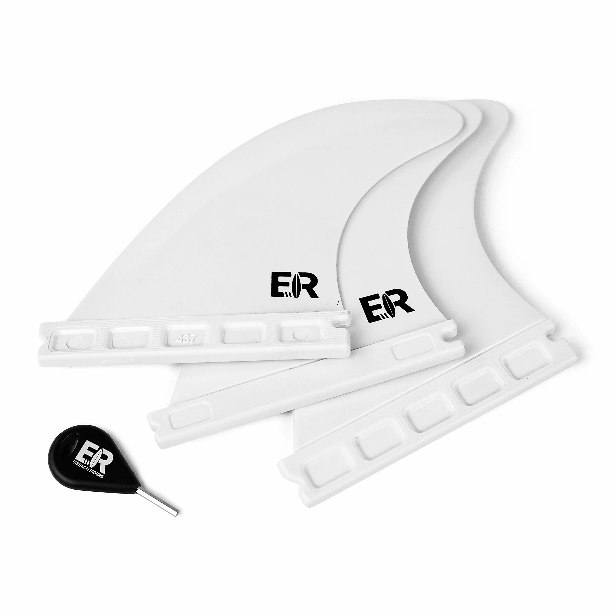 Future Surfboard Thruster Fin Set Medium with Fin Key - Quillas para Tablas de Surf