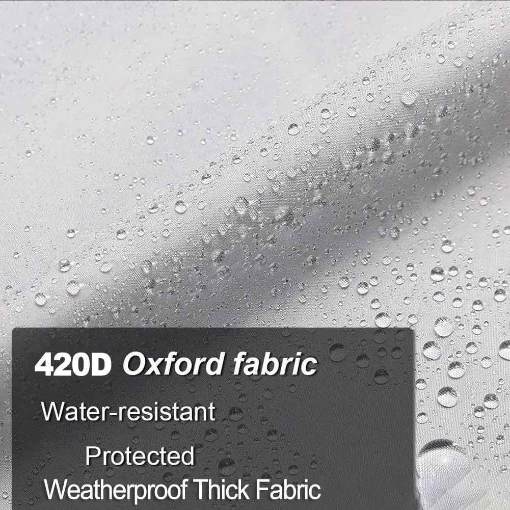 Fundas para asiento de barco, paquete de 2 unidades, tela Oxford 210d/420d, resistente a los rayos UV, cubierta antipolvo para asiento de capitán de yate, protector de asiento de barco impermeable a