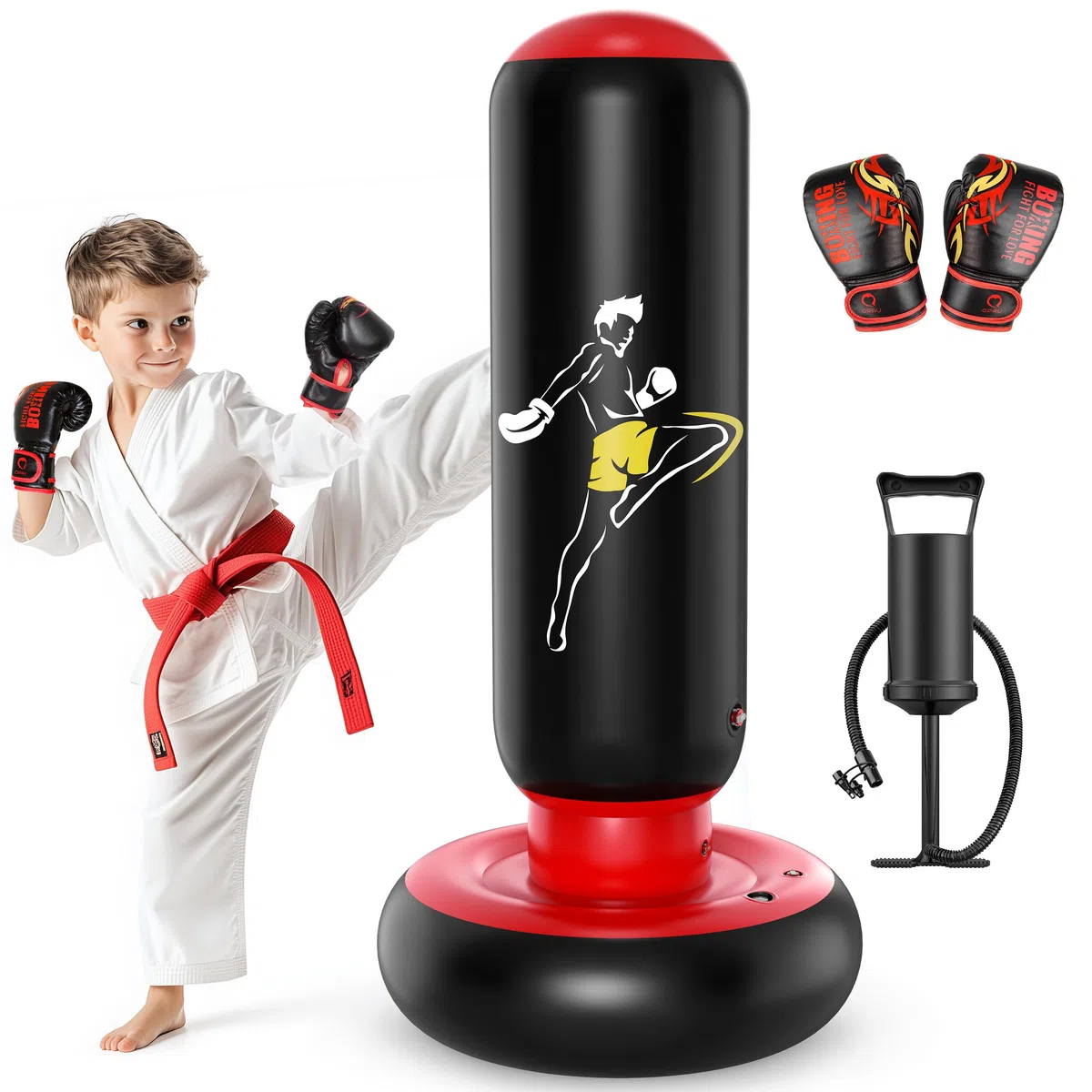 QPAU Saco de Boxeo para niños