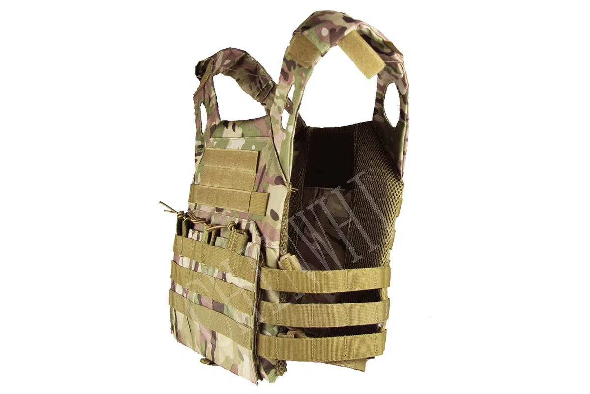Chaleco Tácticos Ligero Militar Combate Camo Protección Molle Extraíble Placas para Airsoft Paintball Caza CS SWAT Juego de Guerra Deportes al Aire Libre