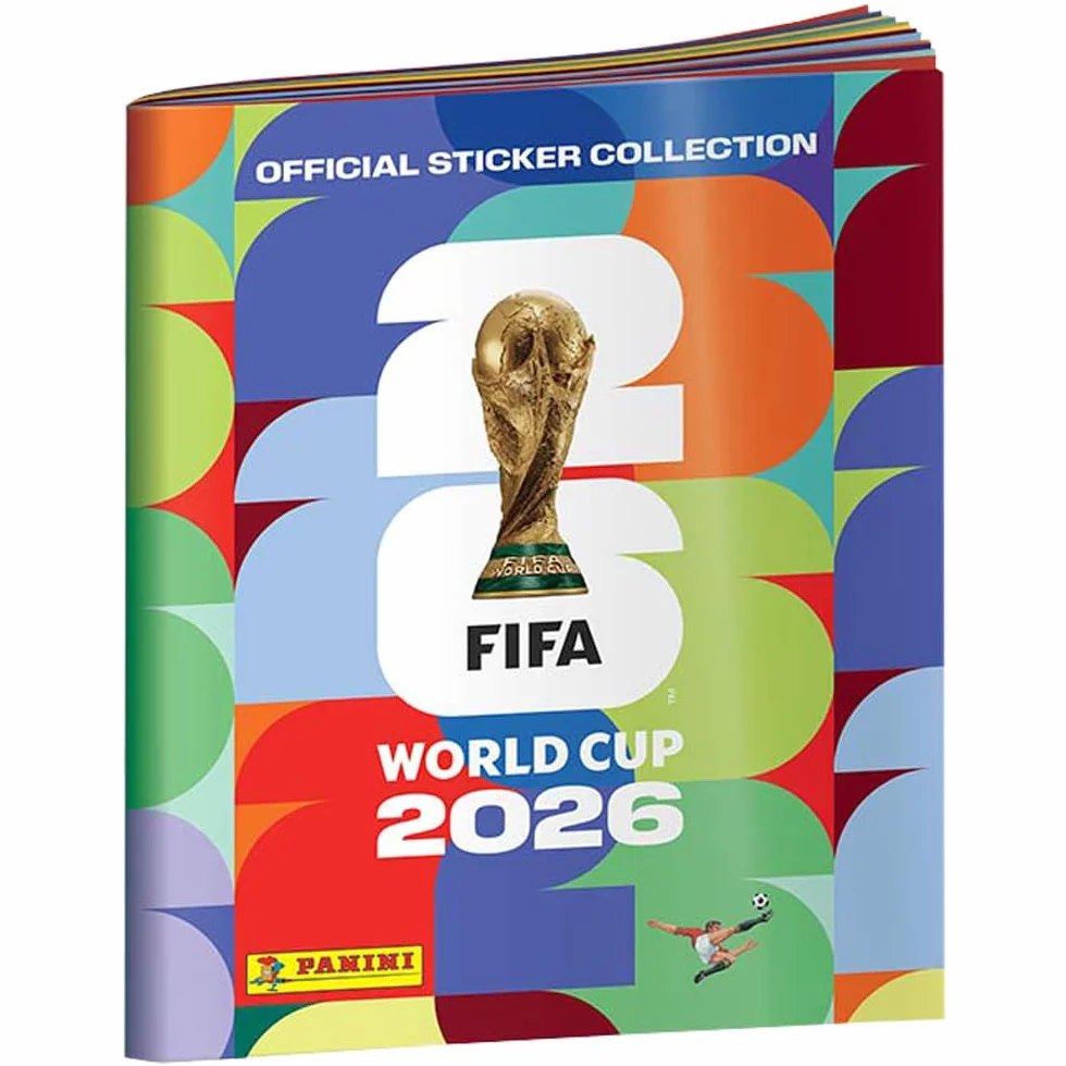 Pegatinas Mundial 2026 Collect-it, 1 álbum recortes, 10 bolsas fundas exclusivas