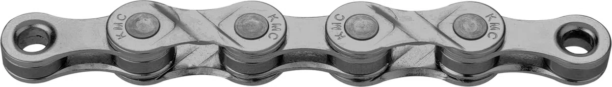 KMC E8 EPT - Cadena unisex de 8 velocidades, plata oscura, 122 eslabones