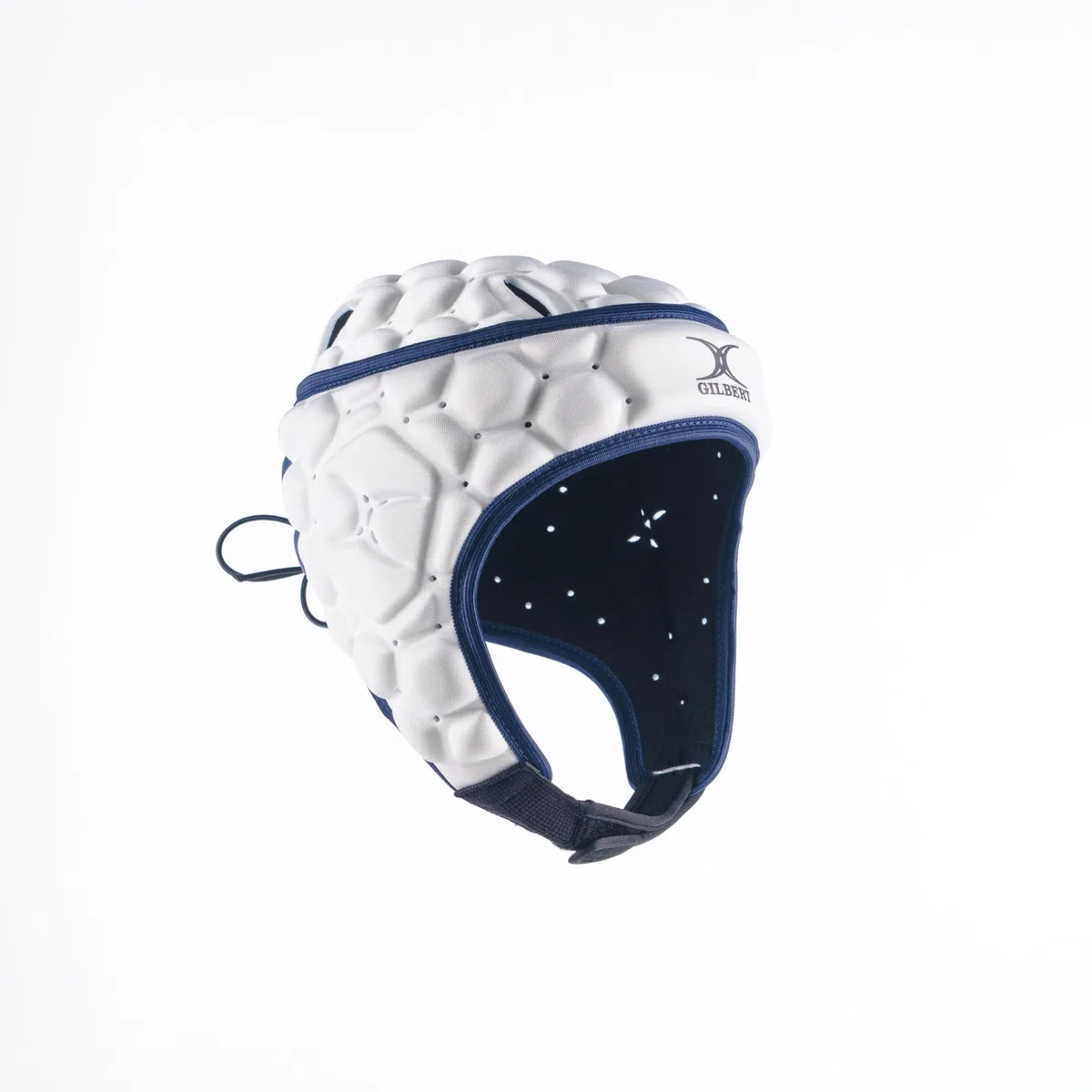 Casco Rugby Gilbert XP 250 Blanco (Headguard), Tallas Senior/Junior