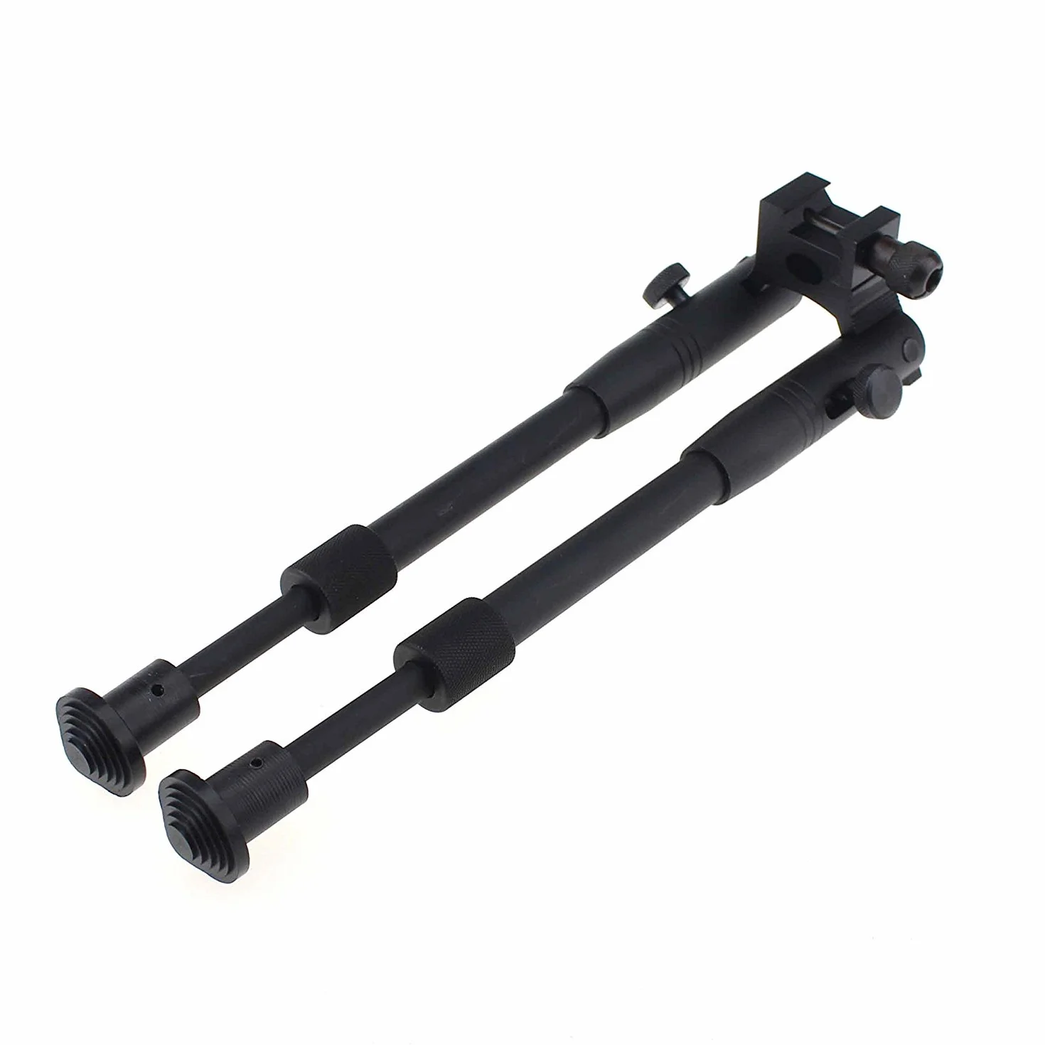 BigTron Tactical Accessories - Bipode Montaje Eslabón Giratorio Bipod Ajustable 6"-9" con Doble Bloqueo Universal Barrel Adapter