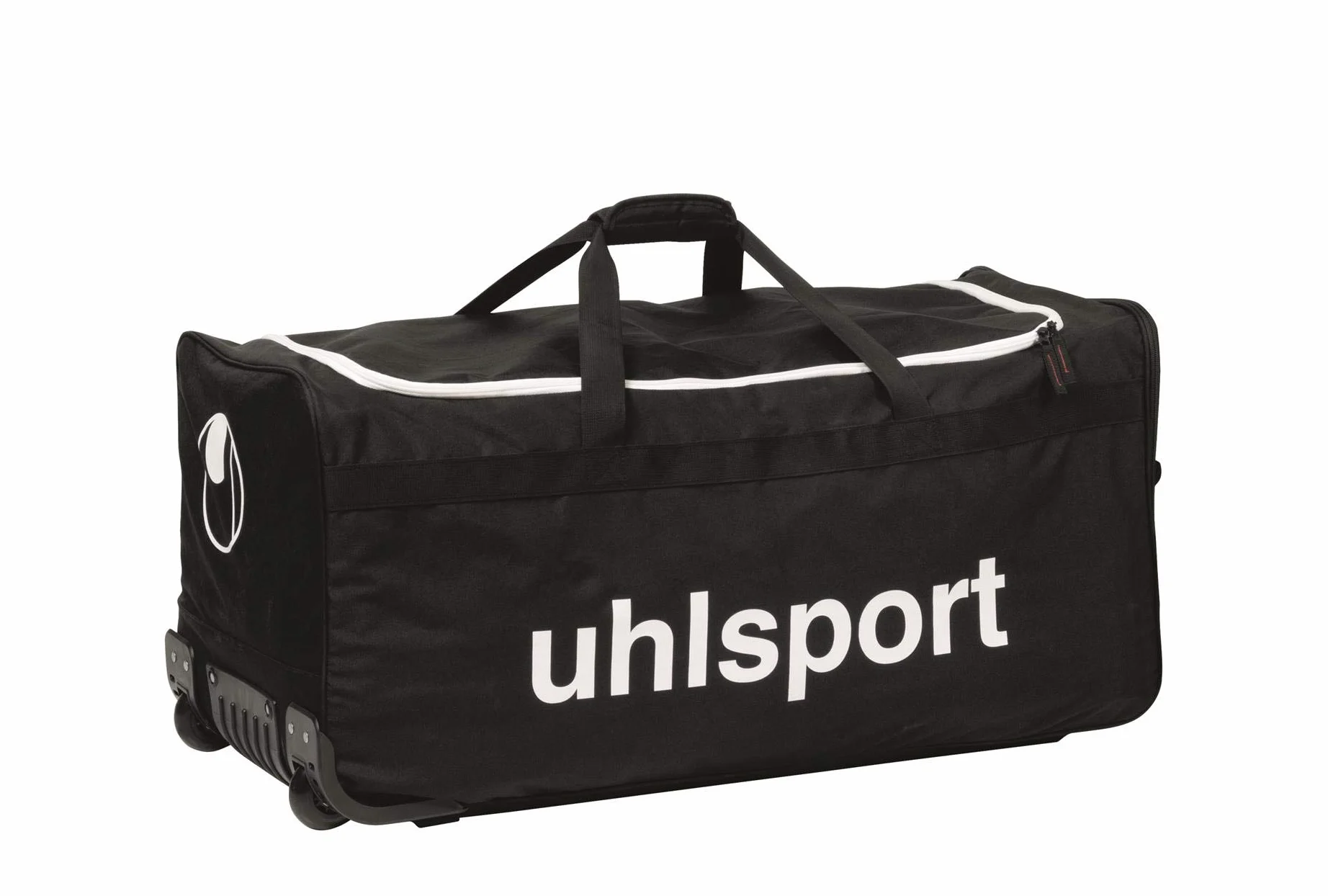 Uhlsport Basic Line 110 L Travel & Team Kitbag - Bolsa de Viaje con Ruedas (Talla XL), Color Negro