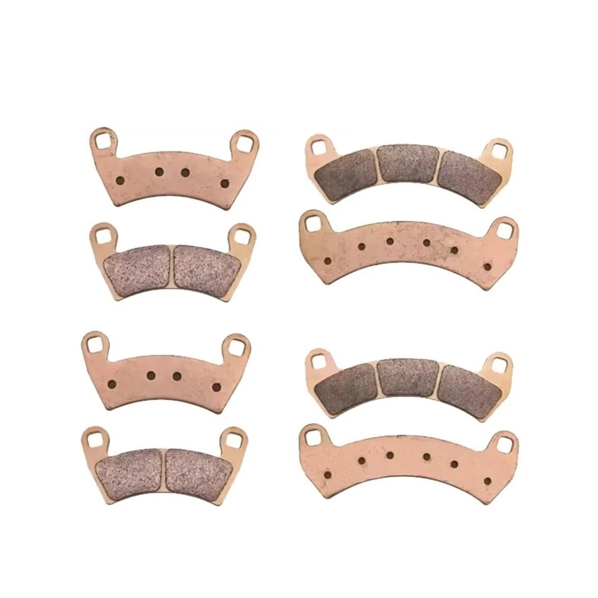 Juego Pastillas Moto para Polaris para 1000 para RZR XP Turbo EPS 2016-2021 Pastillas De Freno Repuesto 2206231 2205949 8 Unids/Set Cerámica Delantera Y Trasera
