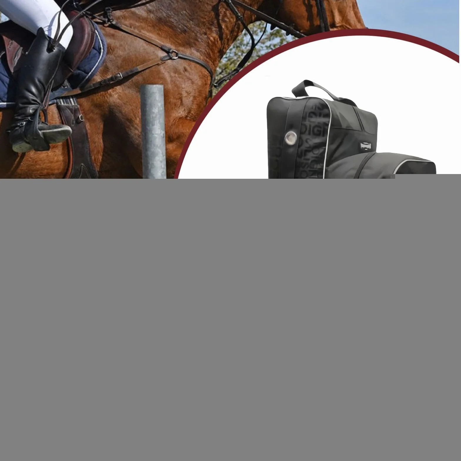 Bolsa para Botas de Equitación de Tela Oxford Impermeable