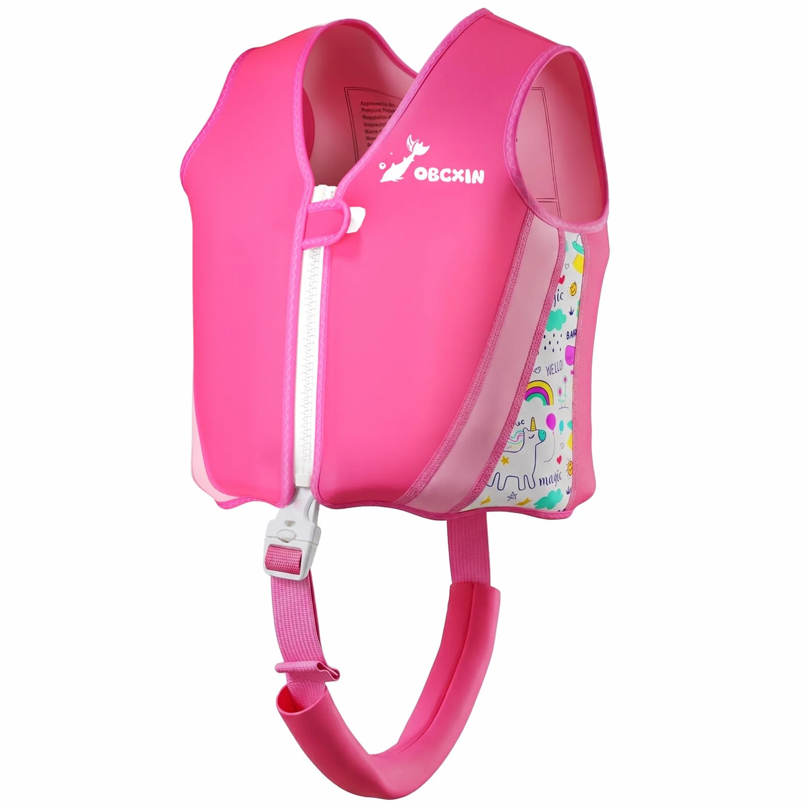 Chaleco de Natación para Niños, Flotador Ajustable, TÜV geprüft, Neopreno Suave