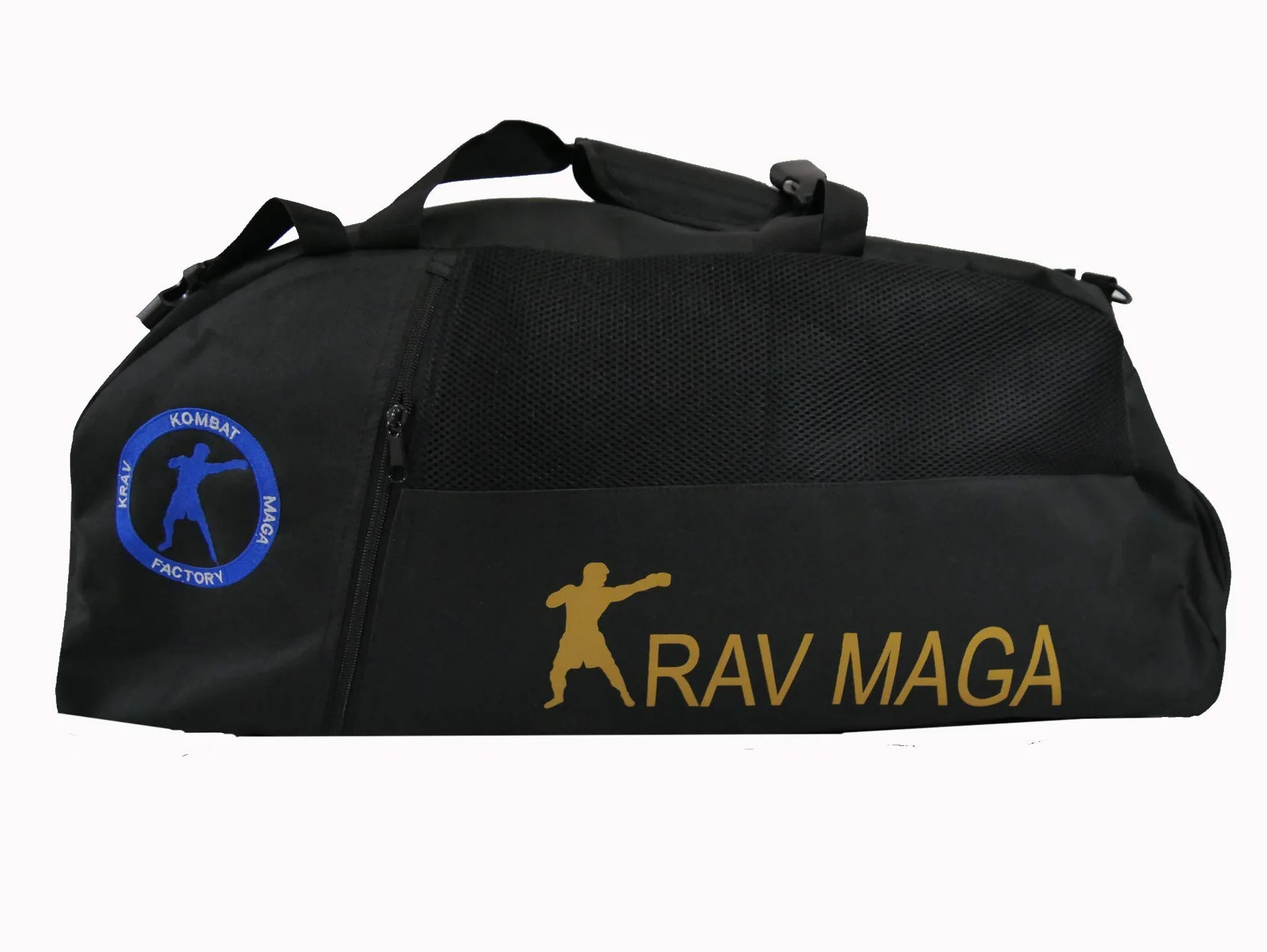 Bolsa de deporte convertible Krav Maga XL, 74x32x34 cm, 80 litros, Negro