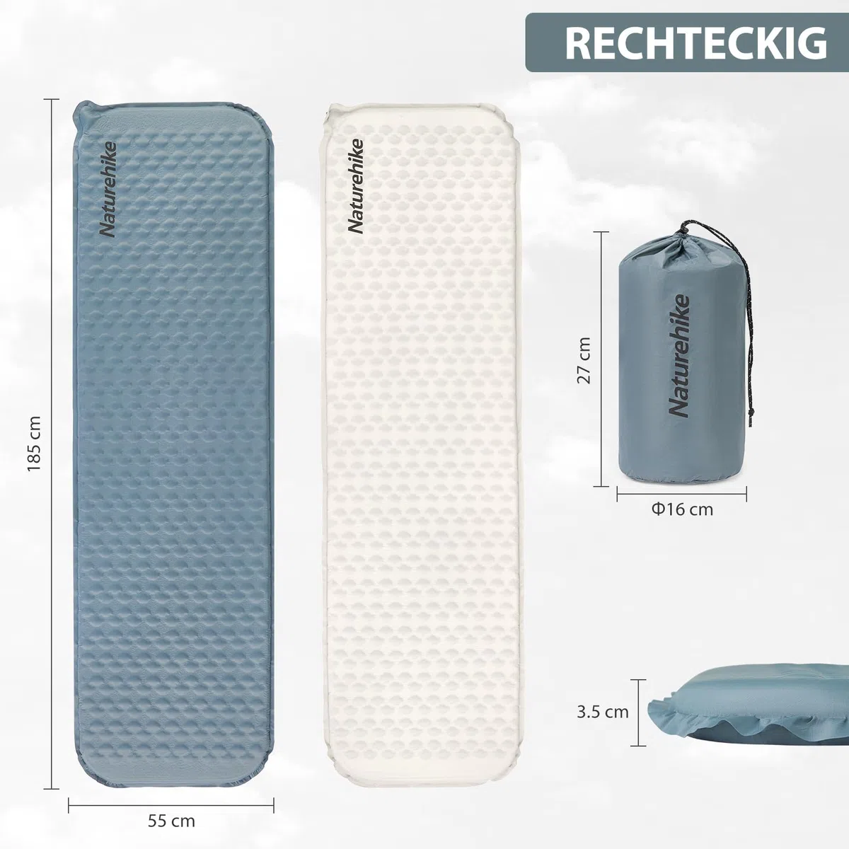 Naturehike Sacos de Dormir para Adultos y Niños, Saco de Dormir Ligero de 3 Estaciones, Saco de Dormir Compacto para Acampar, Senderismo, Viajes al Aire Libre, Bolsa de Dormir Impermeable sobre