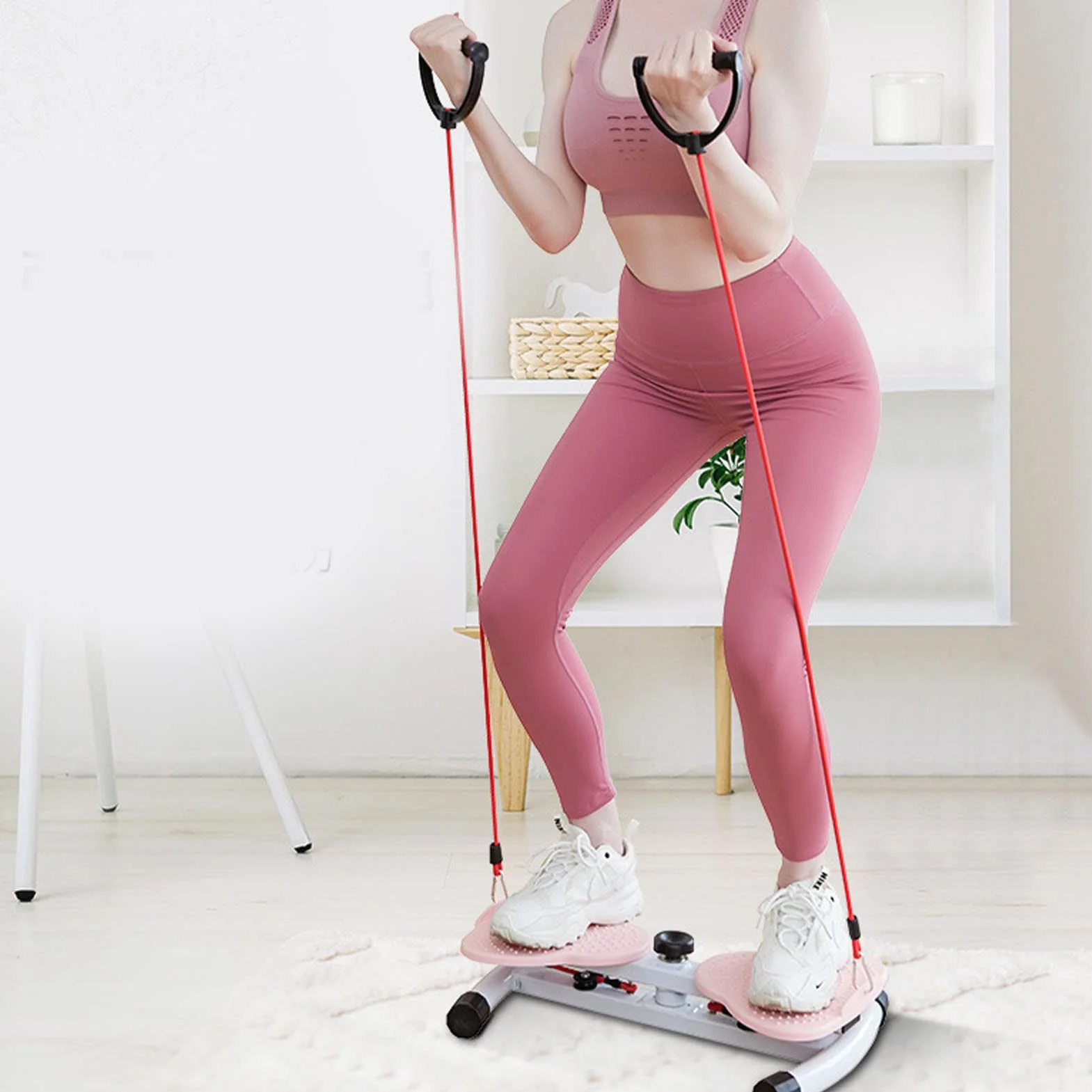 Herramienta de fitness para torcer la cintura, tabla de ejercicio abdominal para masaje de pies y pérdida de peso