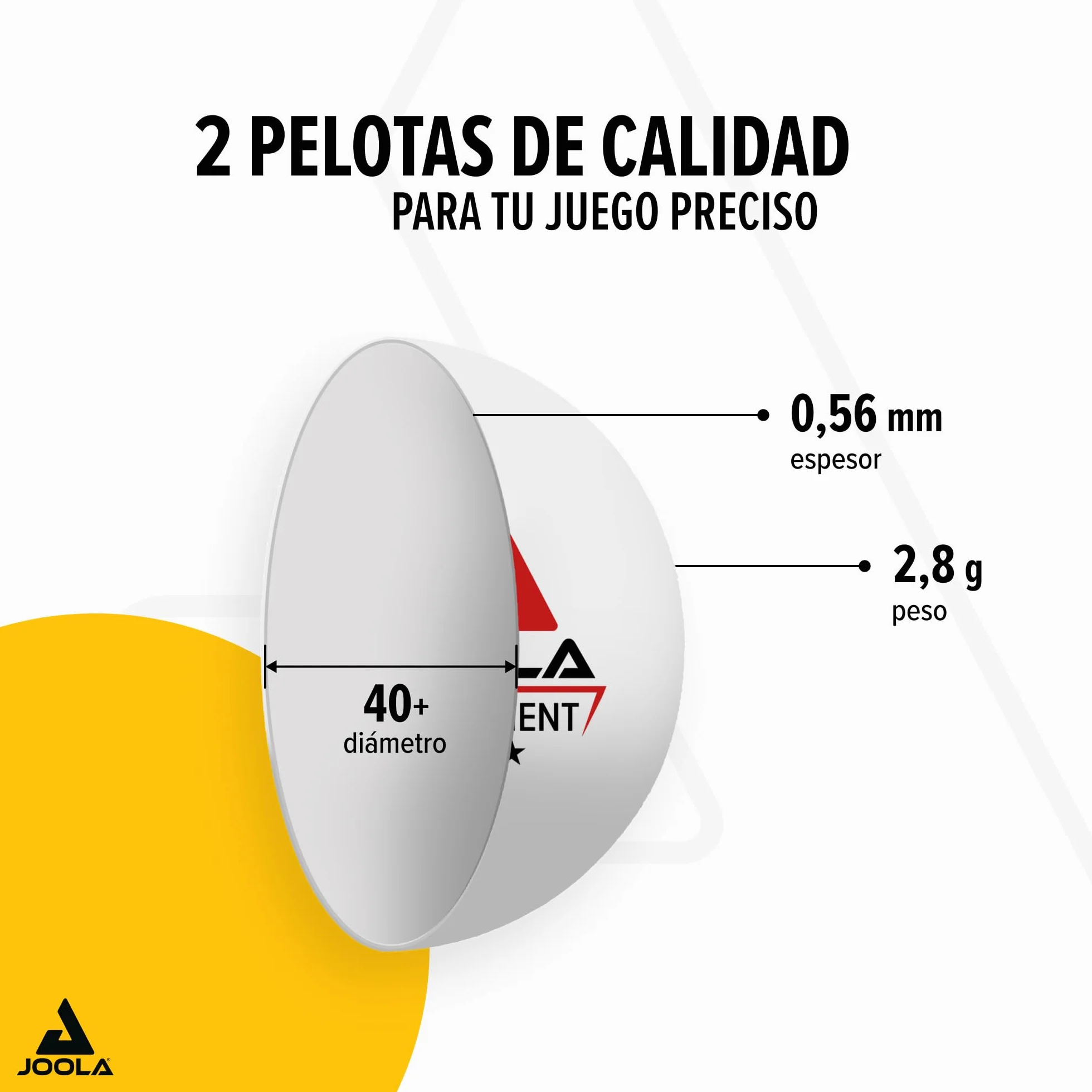JOOLA Rosskopf Smash Pala de Tenis de Mesa, Unisex Adulto, Multicolor, Talla Única