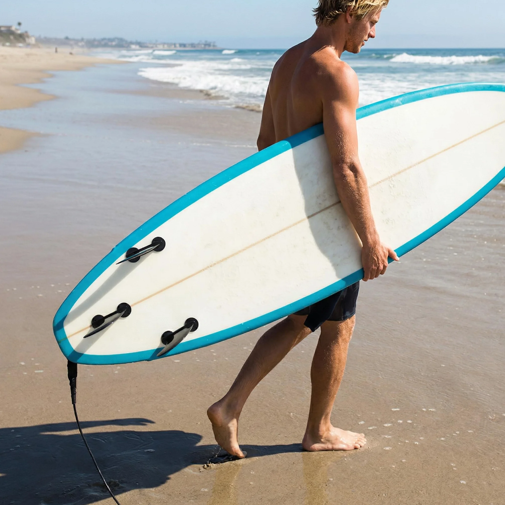 Perfeclan 3 Piezas Softboard 3 Fin Set Tornillos Y Aletas Catch Surf