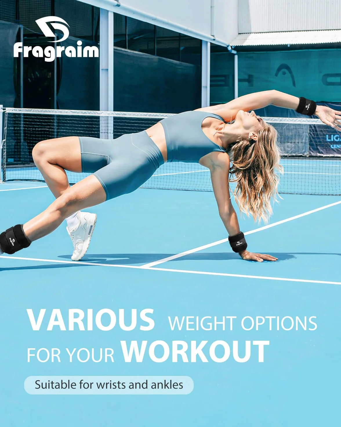 Fragraim Pesas para Tobillos, 1/2/3/4/5/6/10KG 1 Par de Pesas de Muñeca, Pierna y Brazo para Mujeres, Niños y Hombres, Cómodas y Suaves, Bailar, Correr, Caminar, Fitness, Entrenamiento