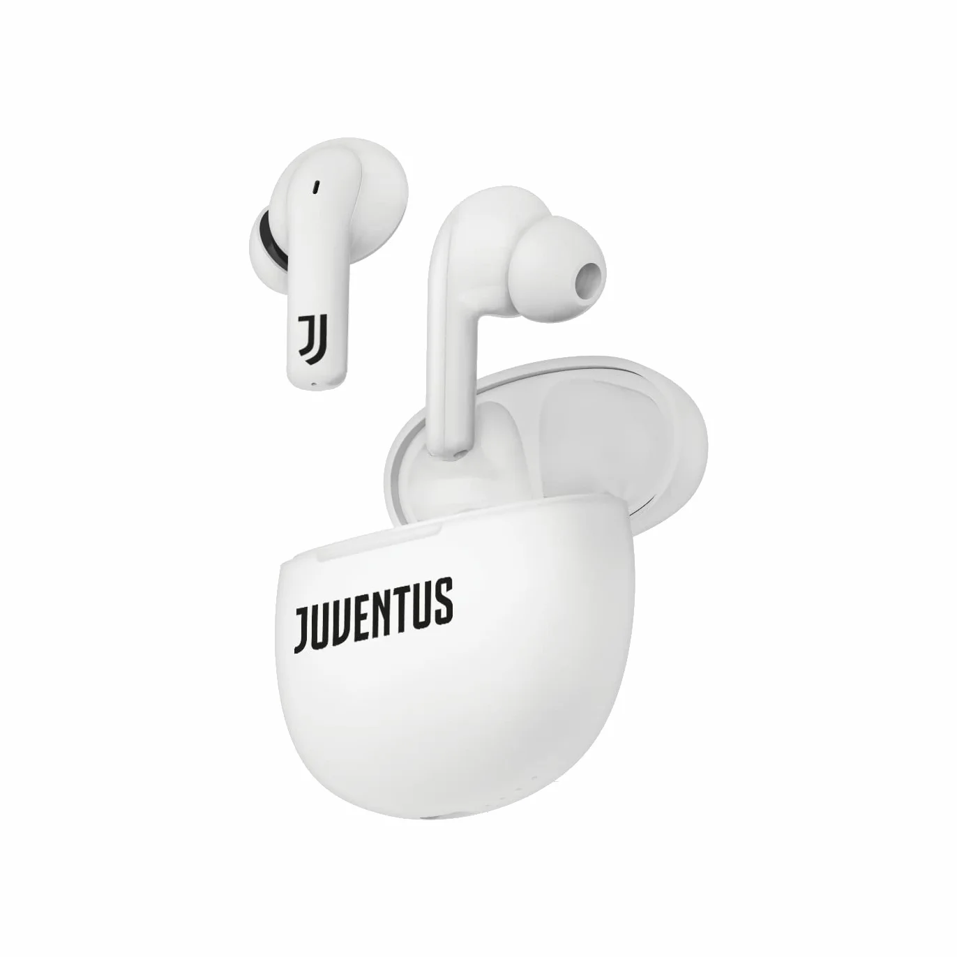 Auriculares inalámbricos Bluetooth Touchbuds Juventus Oficiales con controles táctiles y funda de carga