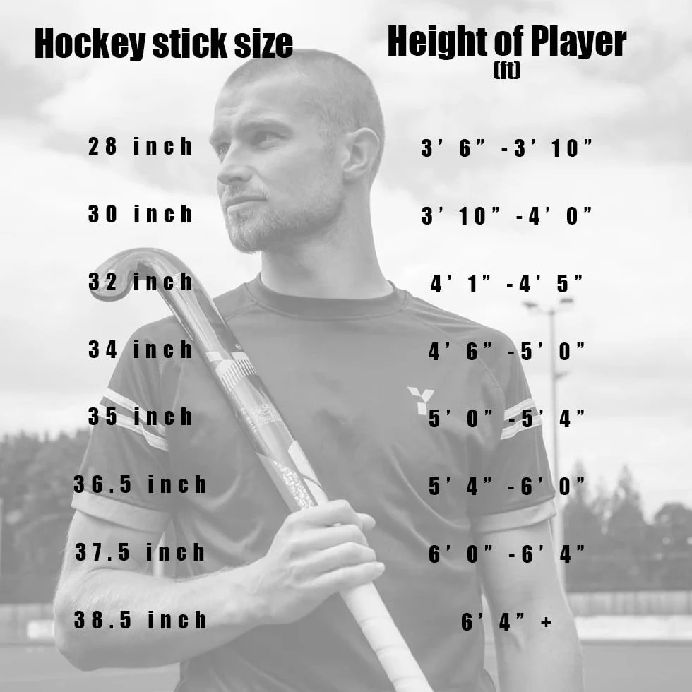 Y 1 palo de hockey junior para principiantes, 30 u 32 pulgadas, 100% madera, palo de hockey para principiantes, palo de hockey para niños, palo de hockey para niñas, palo de hockey para niños