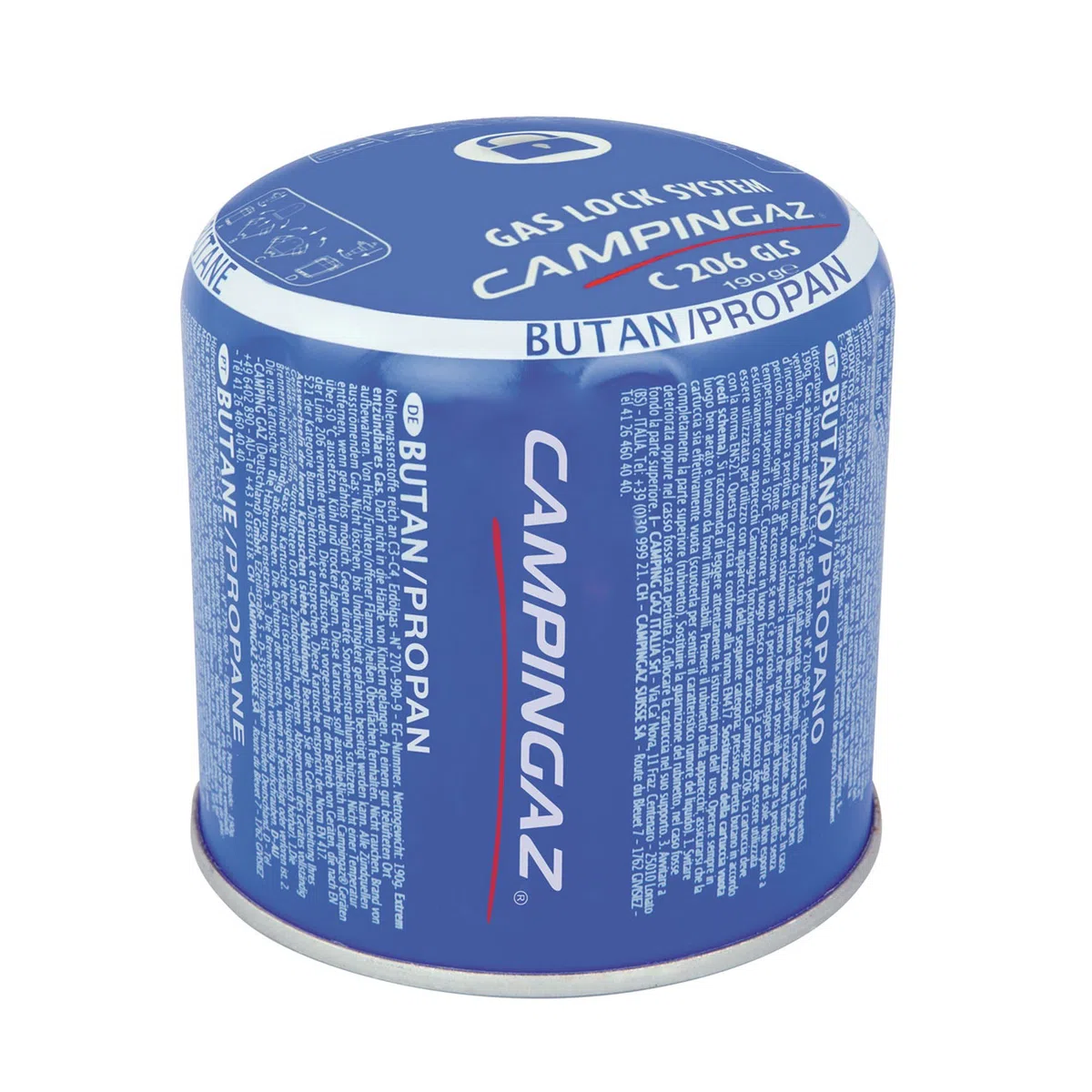 Campingaz Camping 206L lámpara de gas Bundle Incluye 2 x C206 cartucho de gas