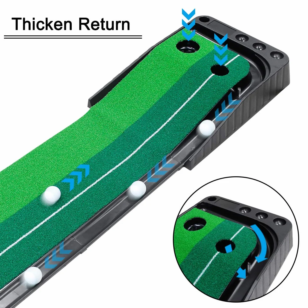 Signstek Tapete de entrenamiento de golf para interiores y exteriores