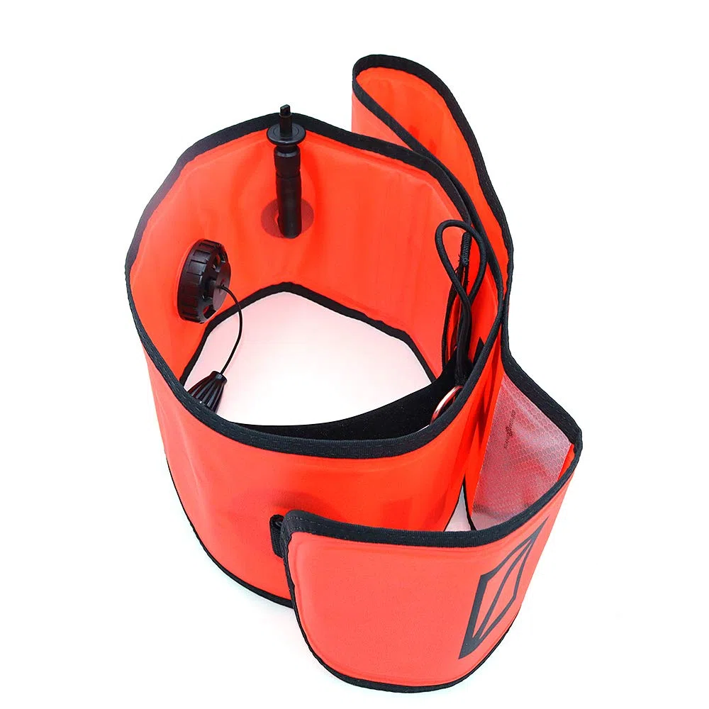 Namvo Marcador de superficie de alta visibilidad, boya de buceo, seguridad subacuática, flotador inflable de salchicha submarinista