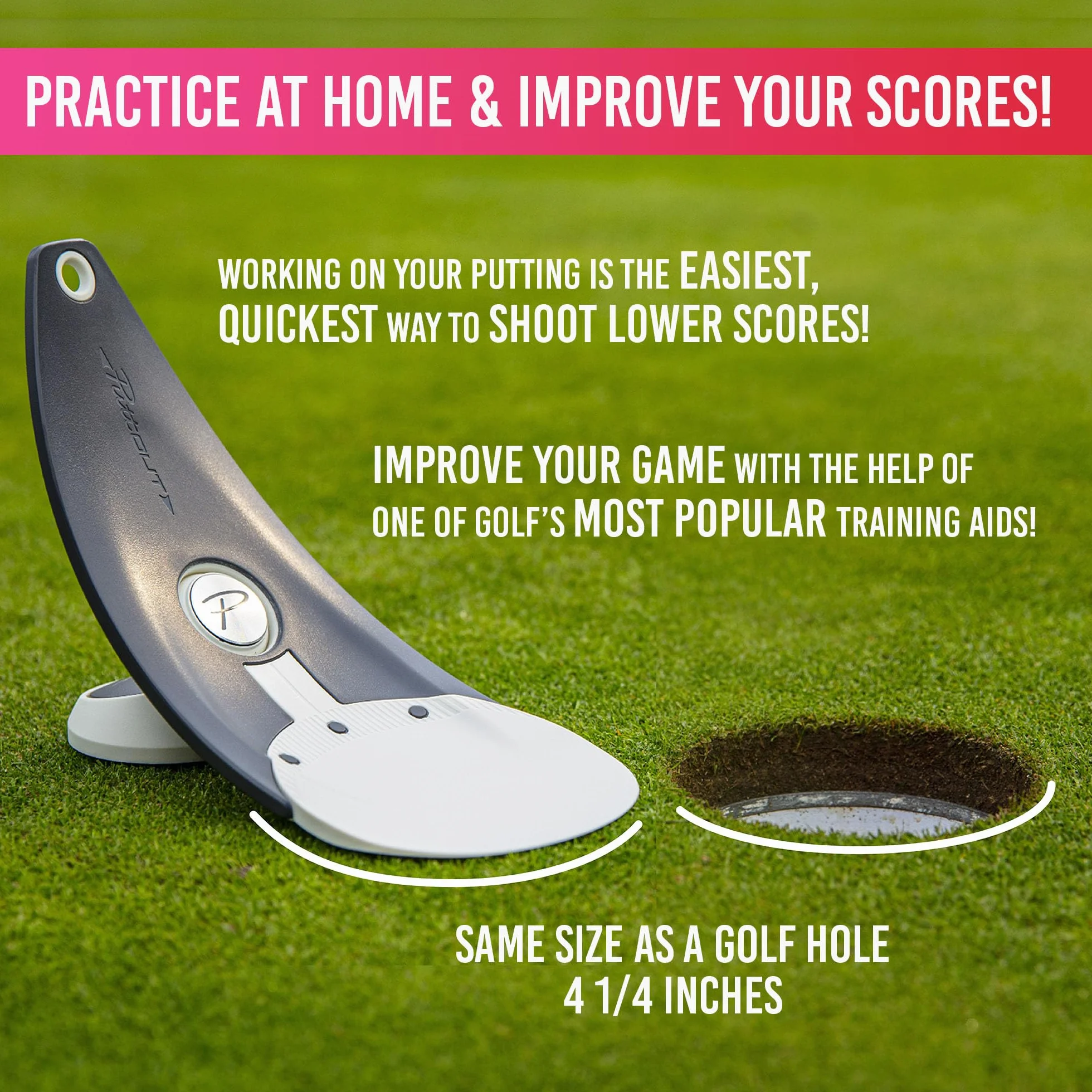 PuttOut Entrenador de Golf para Putter