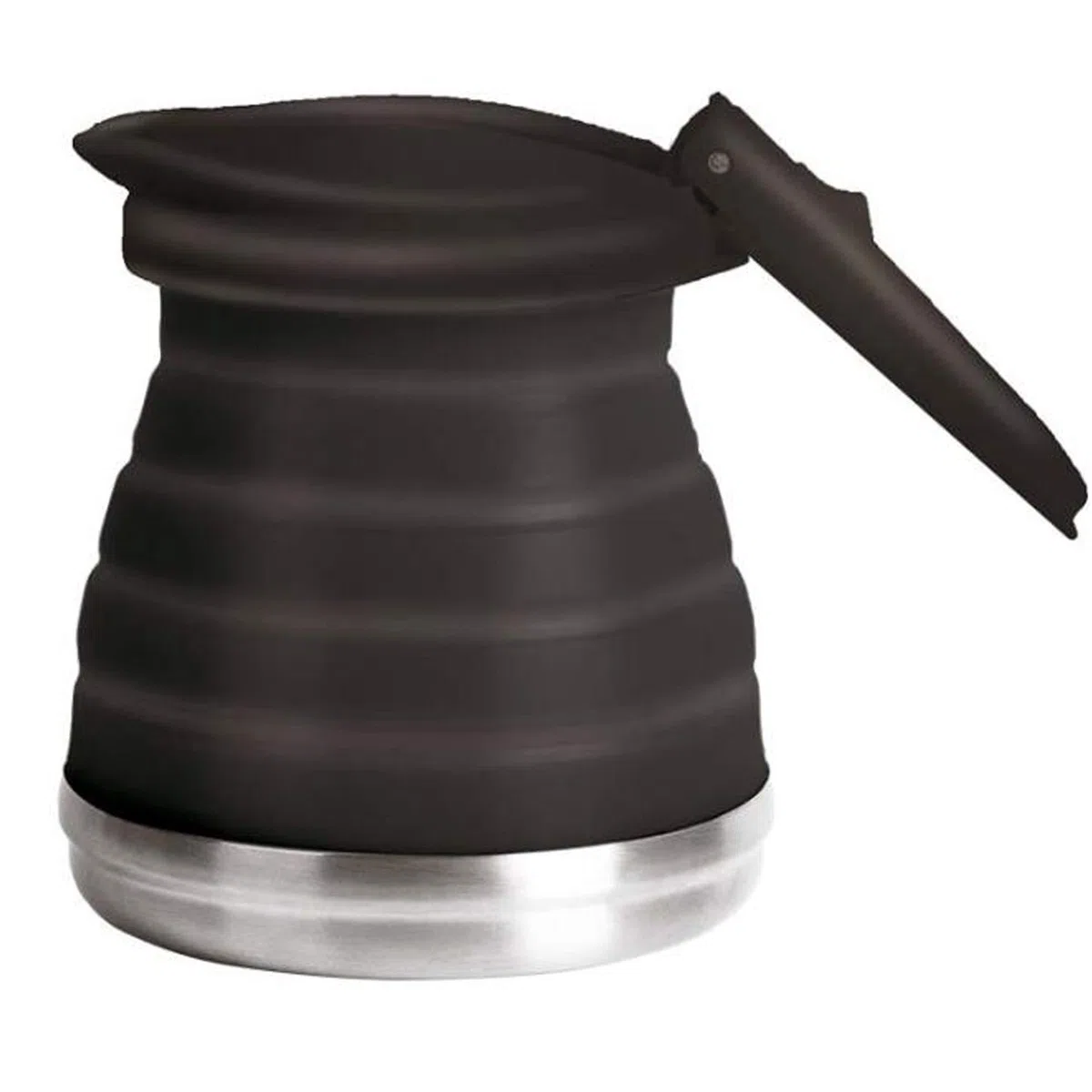 Camp4 - Hervidor plegable de silicona Lotta, plegable, aprox. 800 ml, antracita