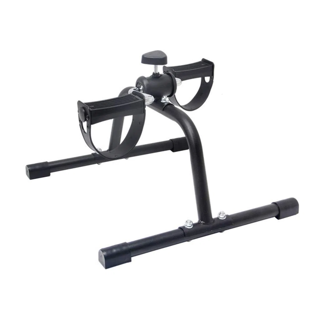 Mini Bicicleta estática - Bicicleta de Escritorio portátil - Máquina de Venta Ambulante de Ejercicios para Manos, Brazos y piernas - Equipo de rehabilitación de Fitness Ajustable de bajo Impacto para