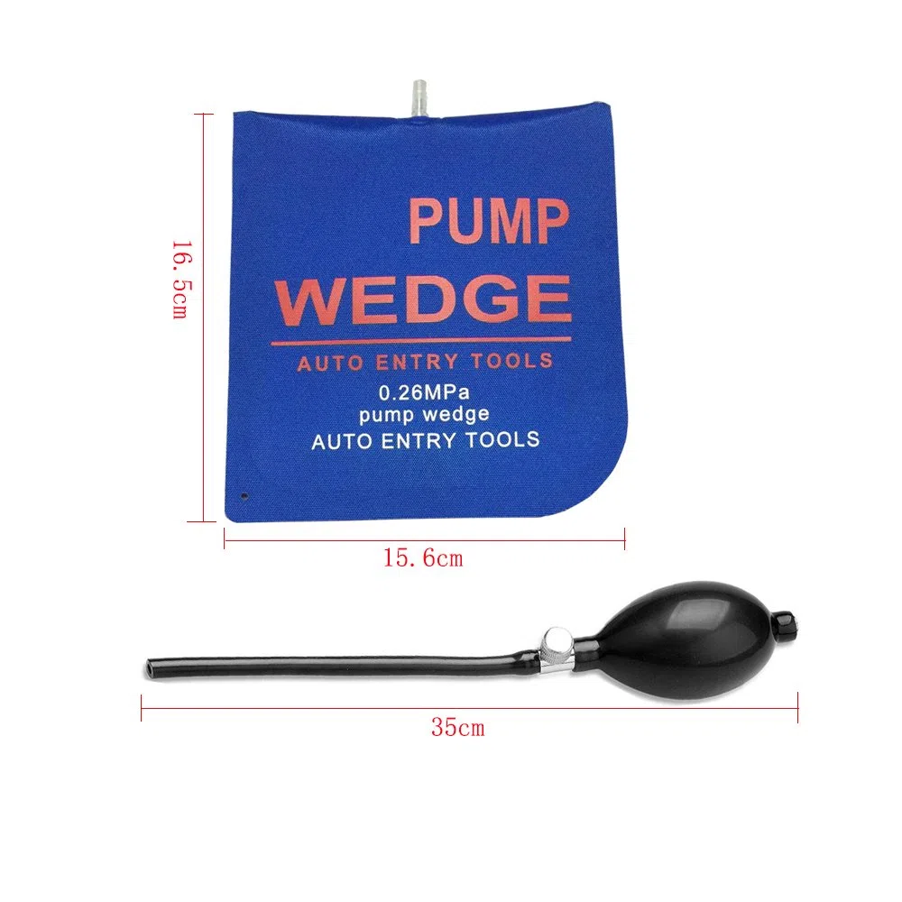 WANYI 6 Piezas Cuña de Aire de Bomba, Air Wedge Bomba de Aire Barra de palanca Inflable Grandes Peso de Carga de 300 kg para puerta/palanca(Plaza)