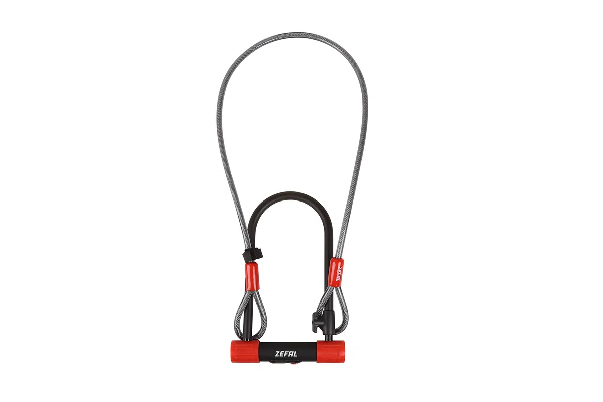 ZEFAL CANDADO U Acero 13 MM + Cable 10 mm x 120 cm