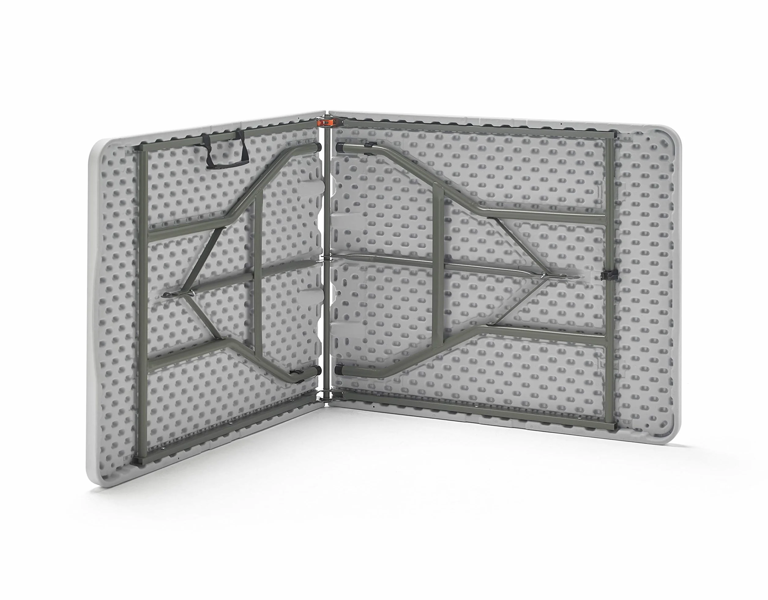 KG KITGARDEN - Mesa Plegable Portátil Multifuncional, 180x74x74cm, Blanco