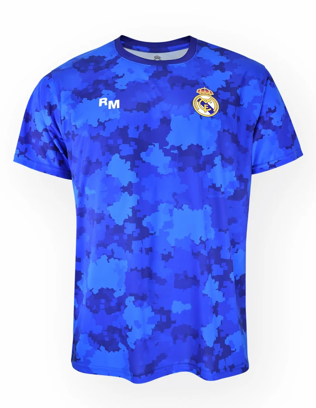 Camiseta Sublimada Azul - Escudo Real Madrid - Official Licensed Product