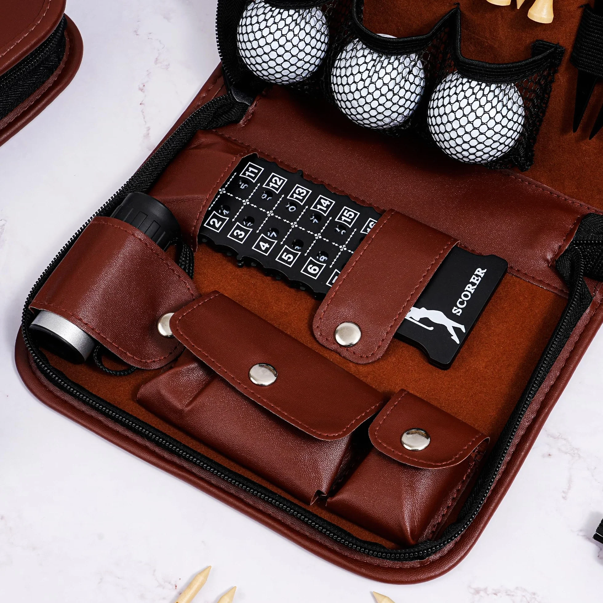 Juego de Accesorios de Golf Personalizados, Juego de Regalo Personalizado, Tees de Golf Grabados, Herramientas de césped, Marcador de Pelota, Regalos para golfistas