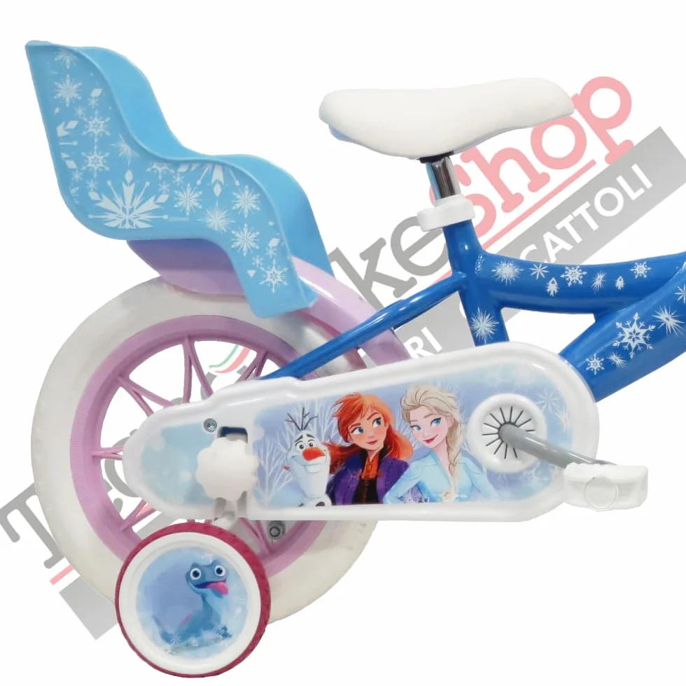 TECNOBIKE SHOP - VENDITA ACCESSORI GIOCATTOLI Bicicleta para Niña Bicicleta Denver Albri Frozen - Talla 12 pulgadas
