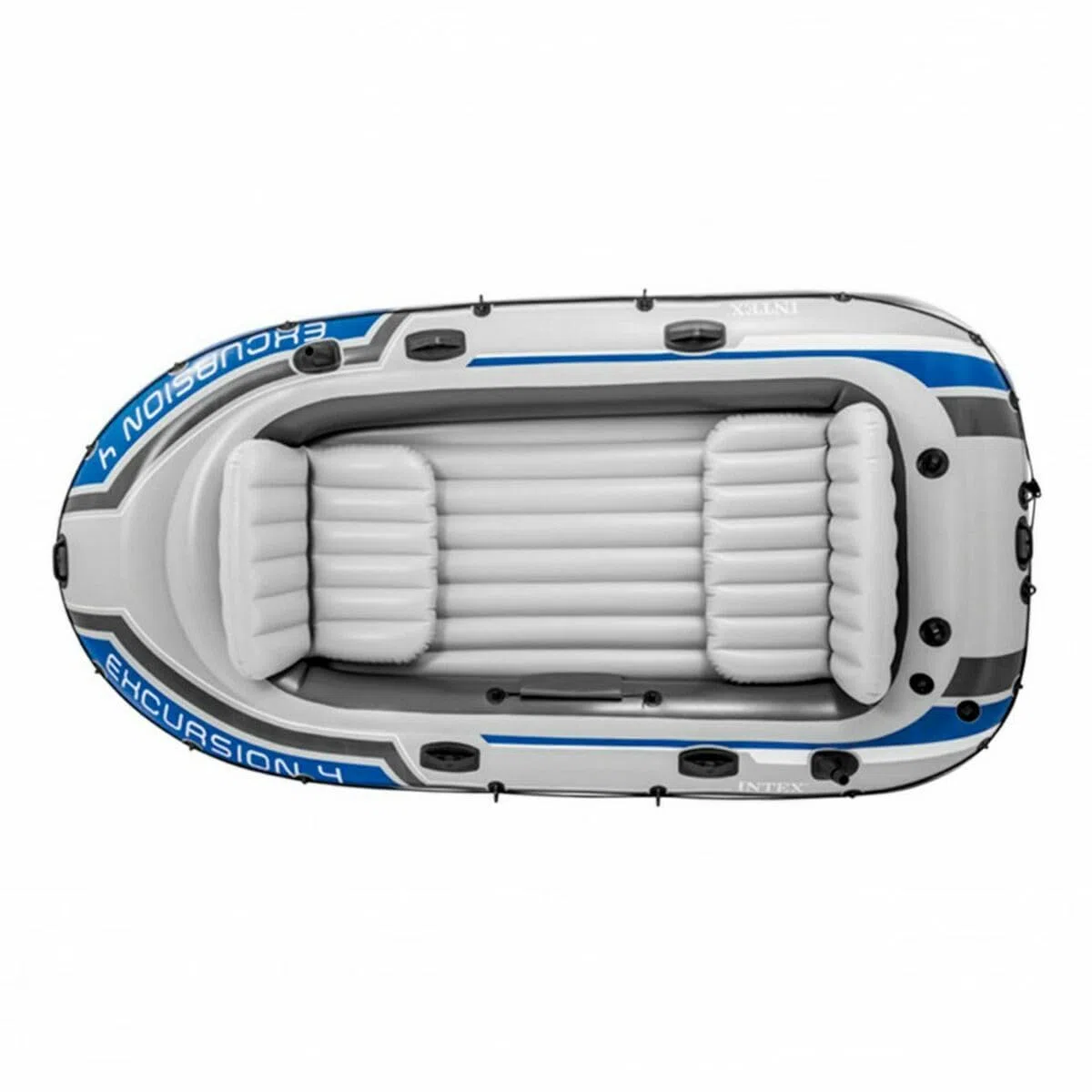 Intex 68324 modelo Excursion 4 – Lancha convertible en lancha motora, 400 kg / 4 personas