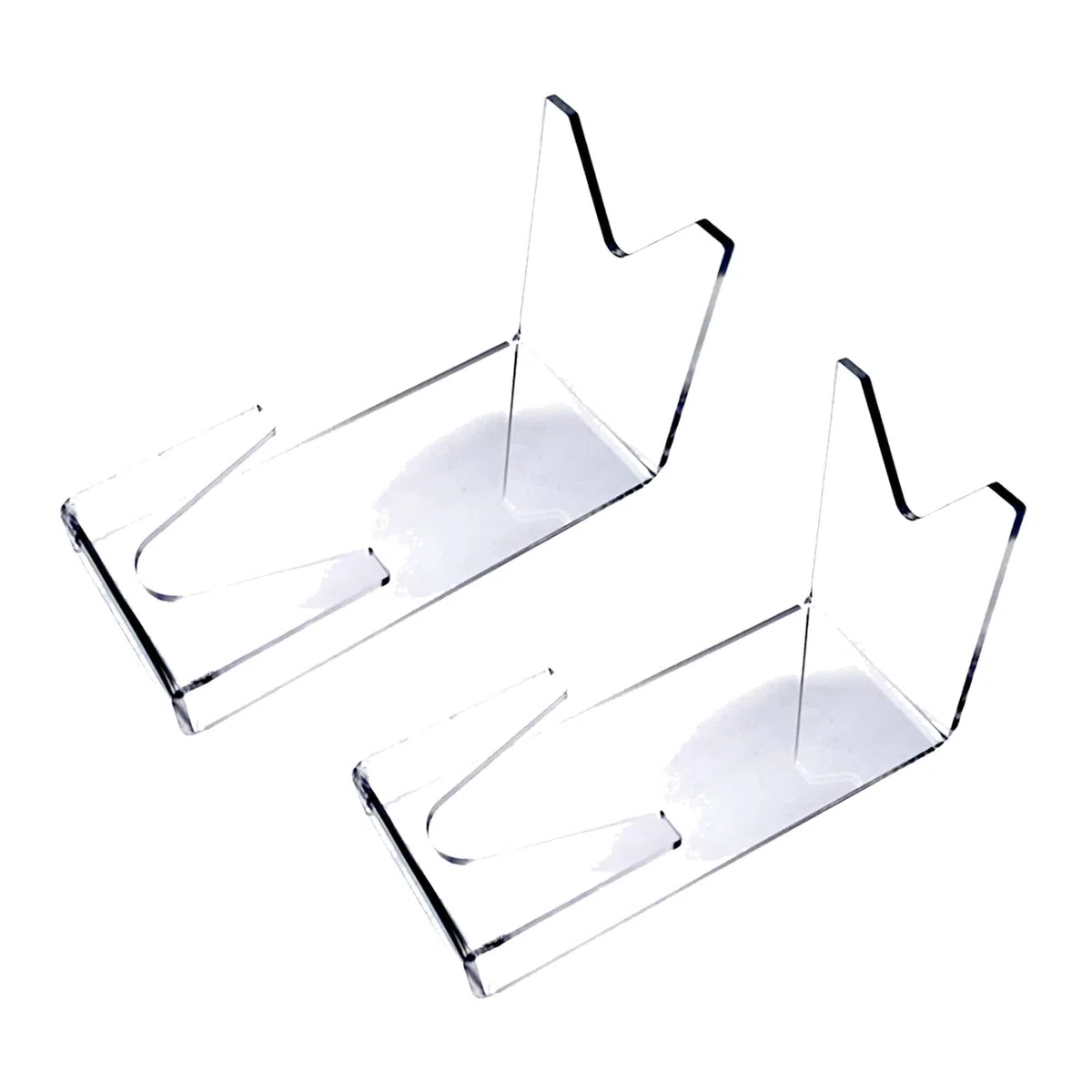 2 Piezas Estante de Pistola Pistolas titulares Soporte de Pistola Acrílico Transparente 14 * 6,3 * 7,6 cm