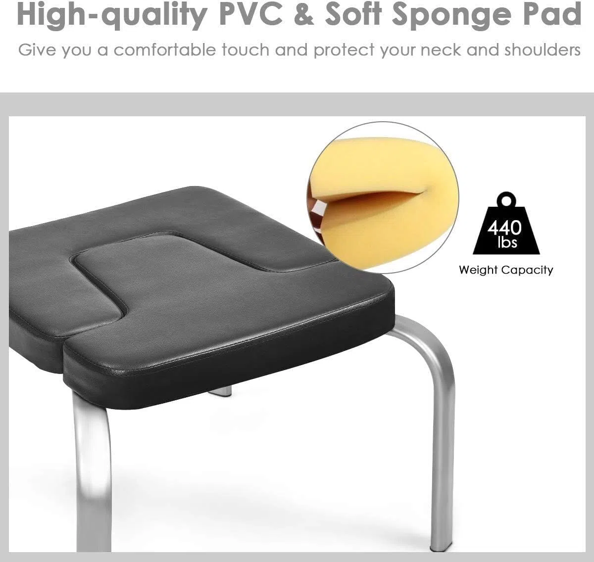 Taburete multifunción para yoga, fitness y yoga, silla invertida, conjunto desmontable, para aliviar la fatiga y construir el cuerpo, capacidad máxima de 200 kg
