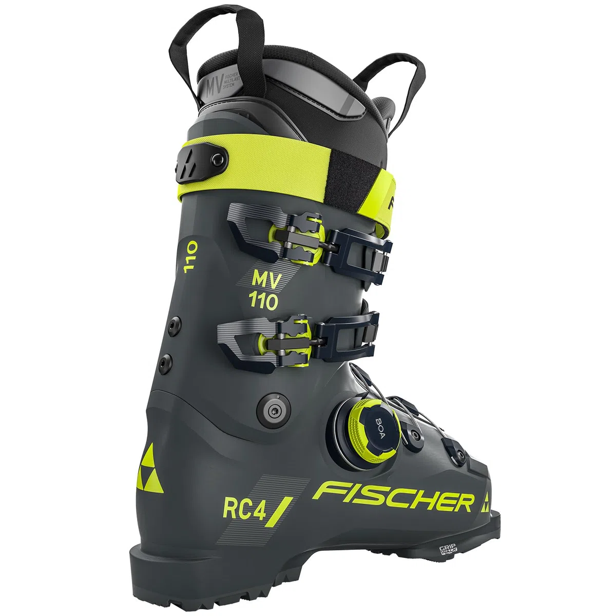 FISCHER Botas de esquí alpino RC4 110 MV BOA para hombre, duraderas, cómodas, de apoyo, ajuste anatómico, para deportes de invierno, para esquí avanzado